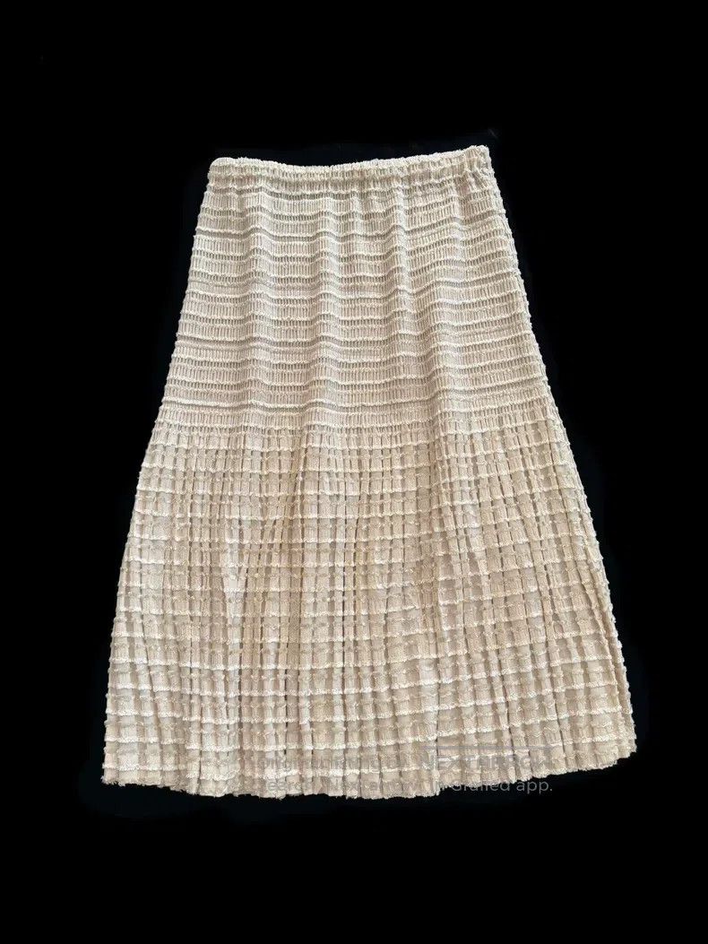 Issey Miyake Issey Miyake Beige Skirt Size 25" / US 0 / IT 36 - 1 Thumbnail
