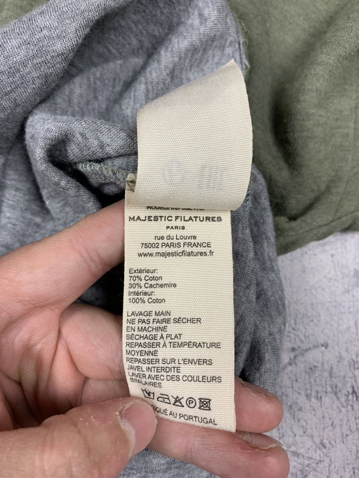 MAJESTIC FILATURES Majestic Filatures Cotton Cashmere Deluxe T-Shirt Size L Size L / US 10 / IT 46 - 7 Thumbnail