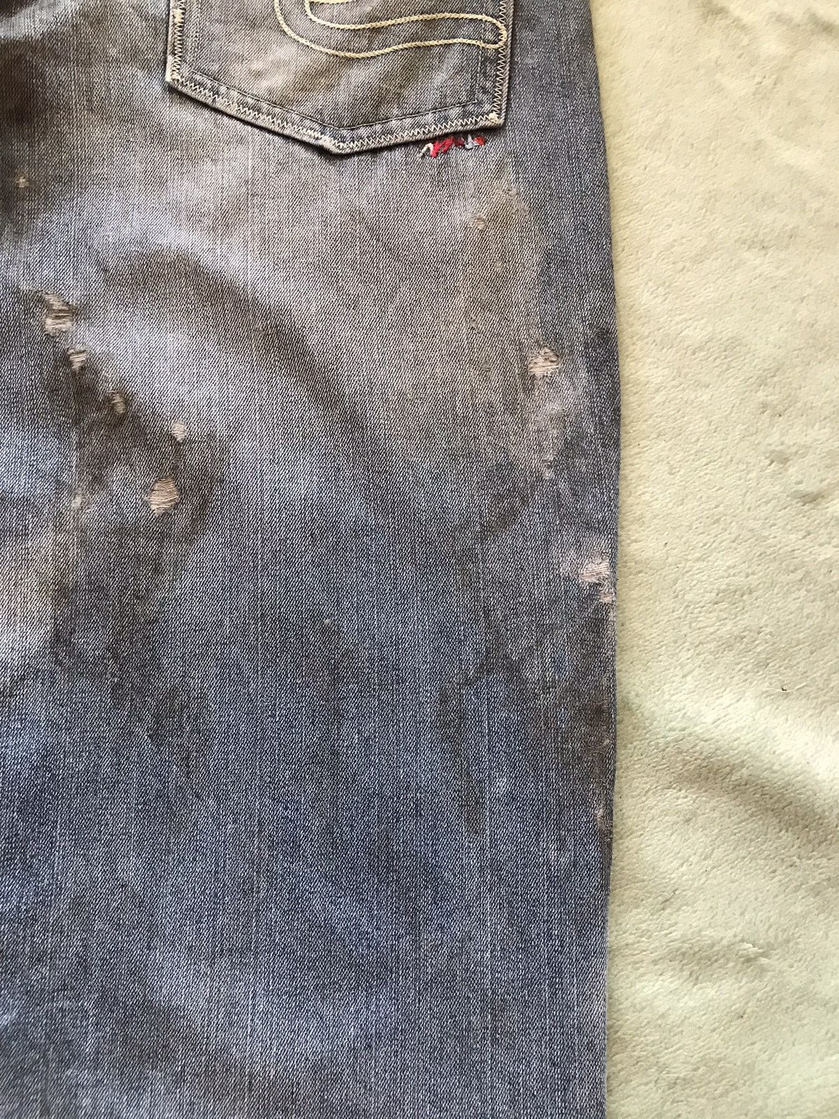 Coogi Coogi Baggy Distressed Ripped Jean Size US 34 / EU 50 - 8 Thumbnail