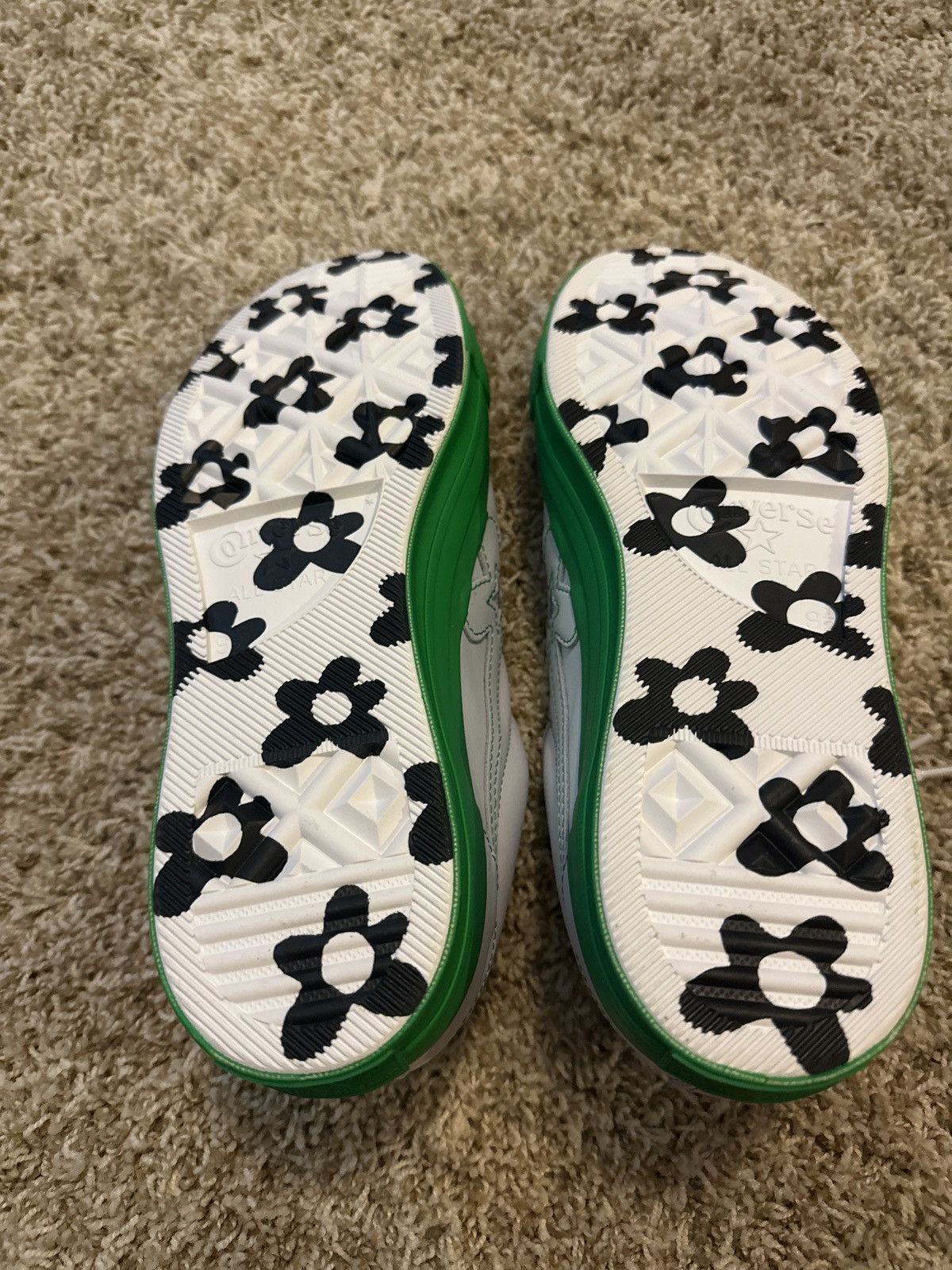 Golf Wang Golf le fleur Converse white and green sneaker Size US 9.5 / EU 42-43 - 5 Thumbnail