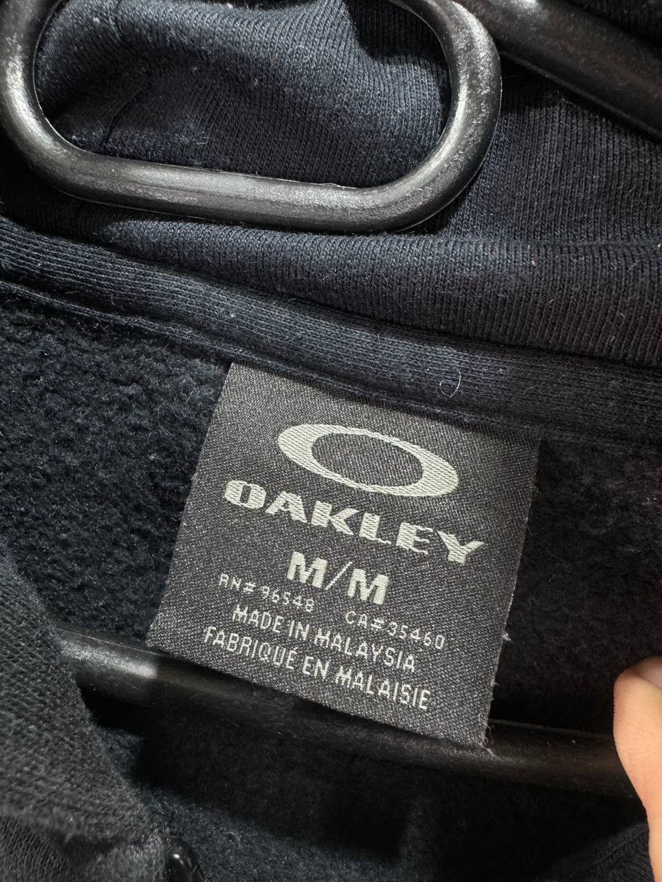 Vintage Oakley FULL ZIP Hoodie Sweatshirt Big Logo Rare Men’s Size US M / EU 48-50 / 2 - 5 Thumbnail