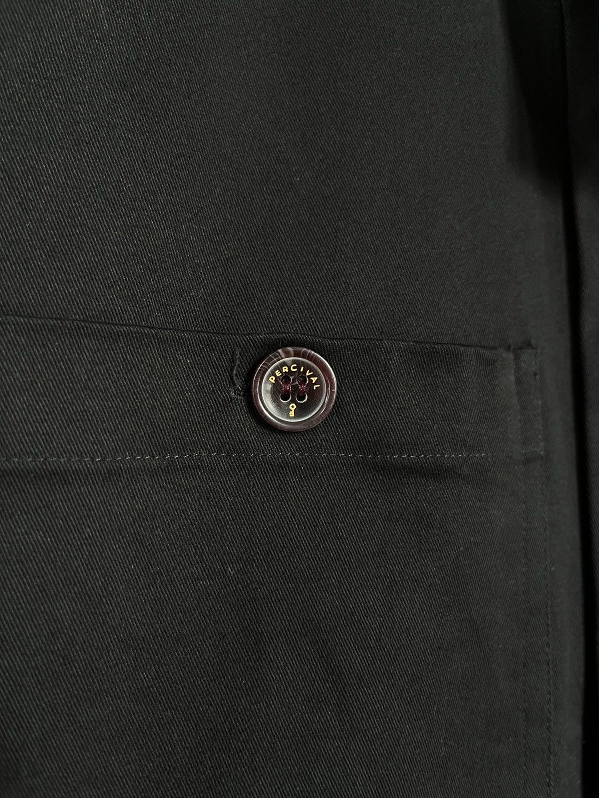 Percival Percival Twill Black Work Chore Jacket Size US M / EU 48-50 / 2 - 8 Thumbnail