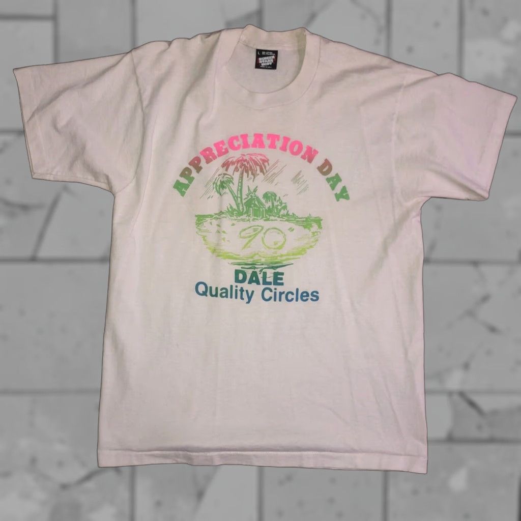 Vintage VTG Single Stitch Screen Stars Best Graphic T-Shirt Mens L White Stars Stitch Screen VTG Best Graphic T-Shirt Mens L White Stars Size US L / EU 52-54 / 3 - 1 Thumbnail