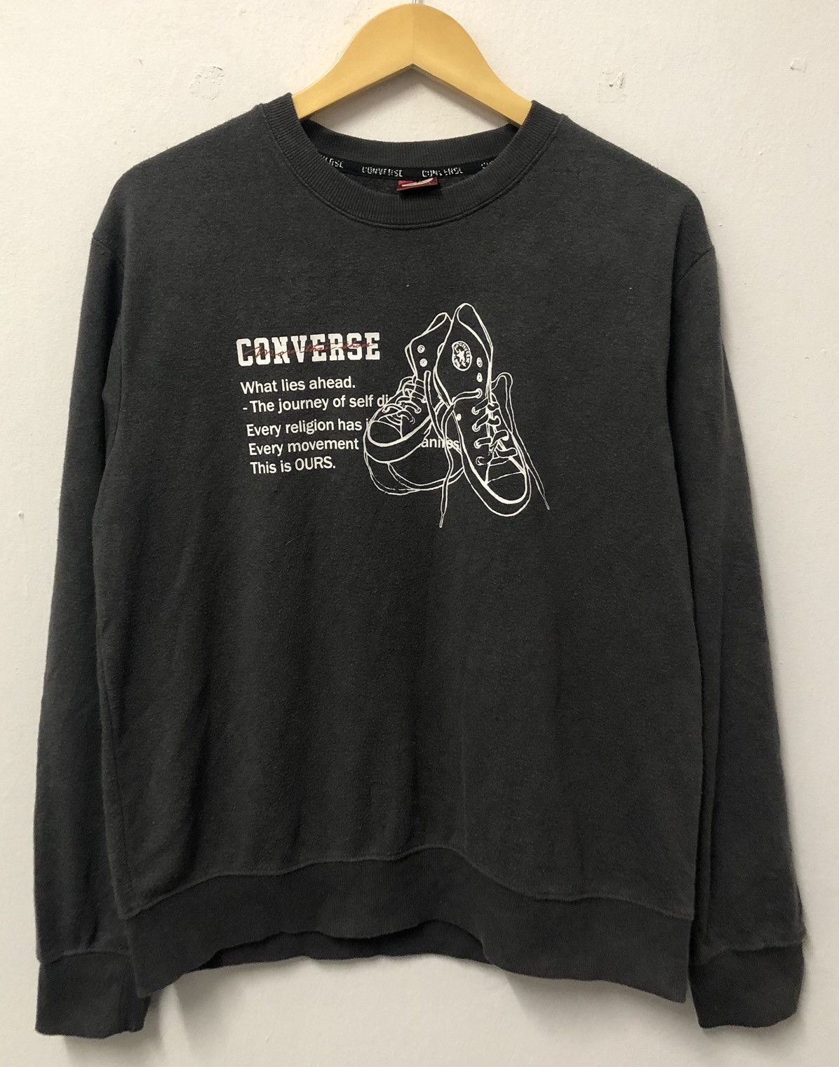 Converse Vintage Converse All Star Sweatshirts Size US L / EU 52-54 / 3 - 1 Thumbnail