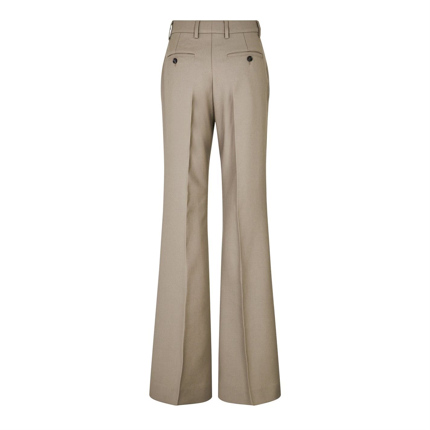 AMI o1g2r1mq0326 High Waist Large Trousers in Taupe Size US 36 / EU 52 - 6 Thumbnail