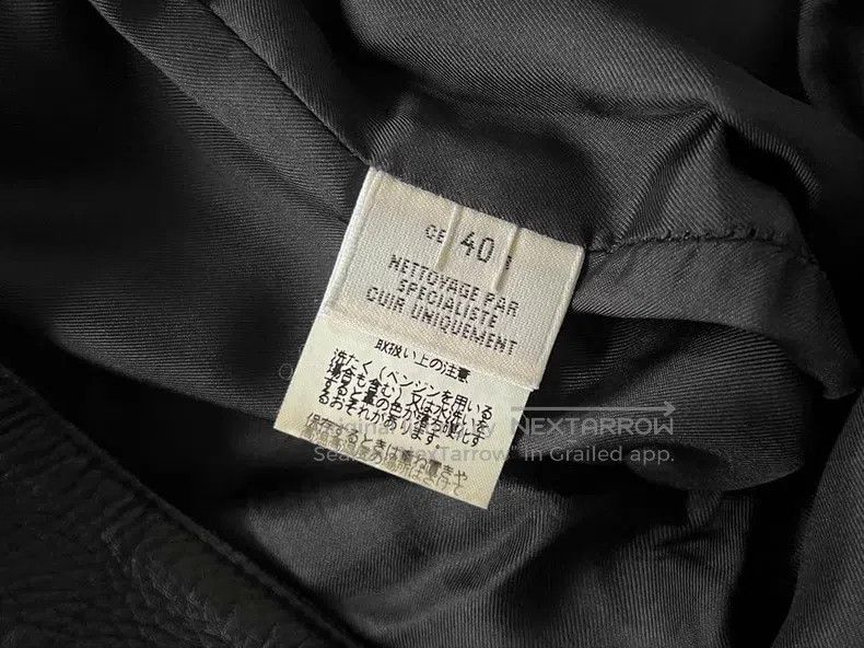Hermes Hermes Leather Pants, Black Deer Leather + 100% Silk Mater Size 26" / US 2 / IT 38 - 4 Thumbnail