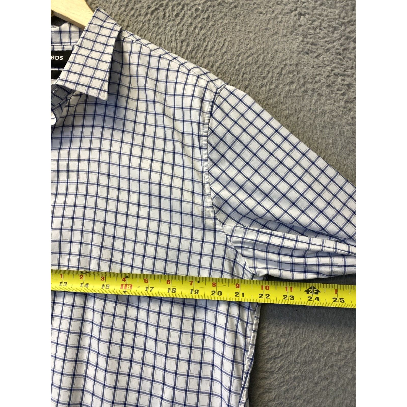 Bonobos Bonobos Button Shirt Men’s L Blue Check Slim Nylon Performance /161-23 Size US L / EU 52-54 / 3 - 4 Thumbnail