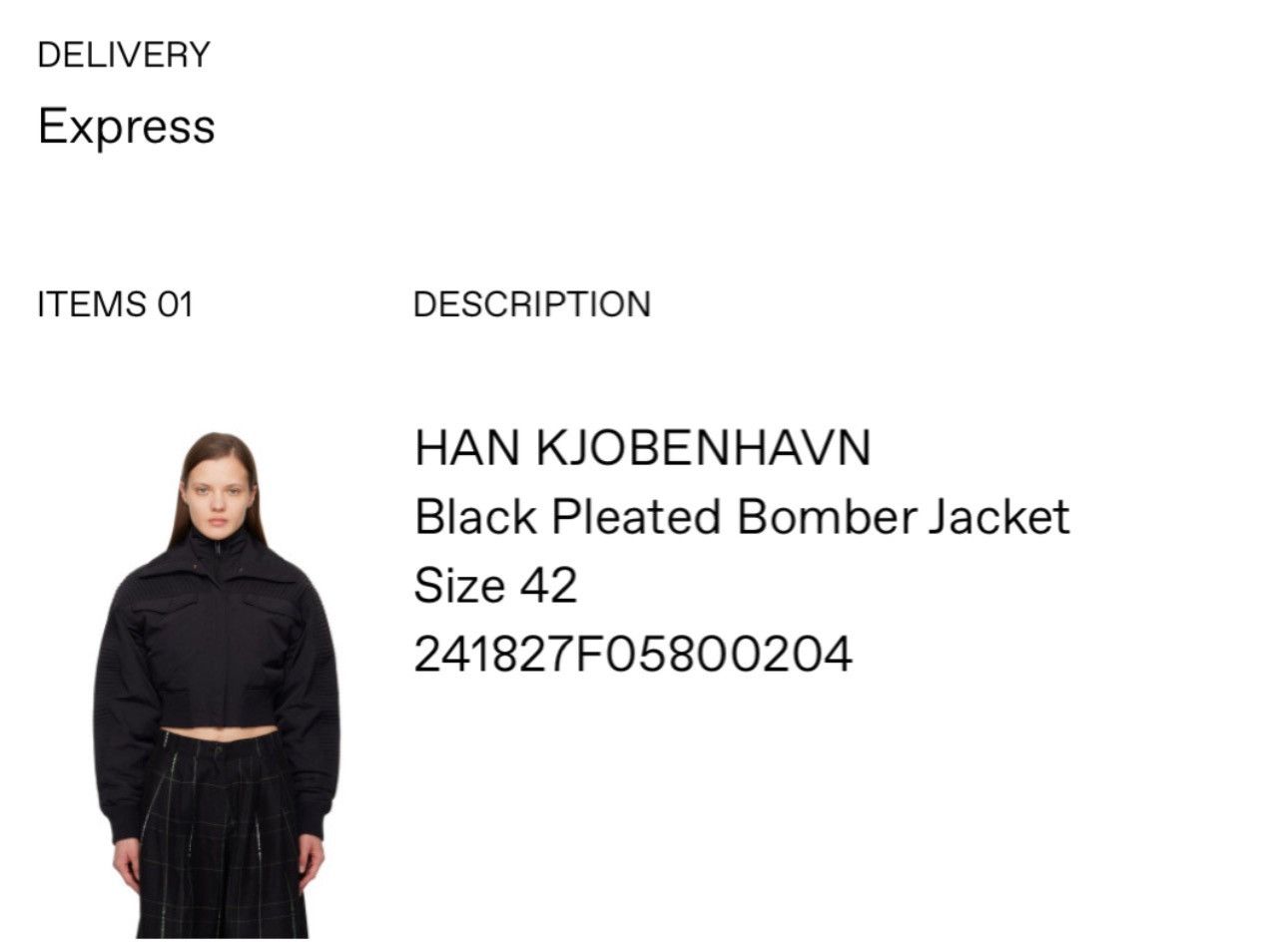 Han Kjobenhavn Hans Kjovenhaven pleated bomber In black Size US M / EU 48-50 / 2 - 8 Thumbnail