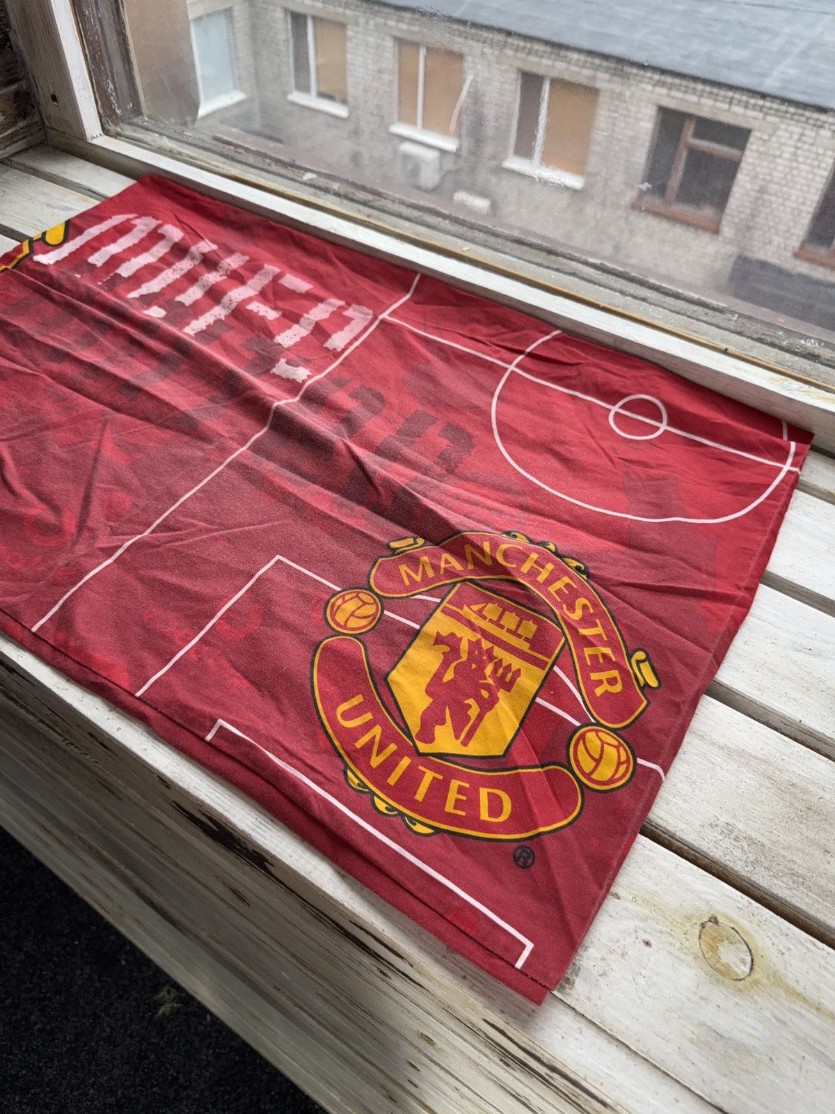 Other 90s Manchester United Pillow Cover Football Pitch Design Size ONE SIZE - 3 Thumbnail