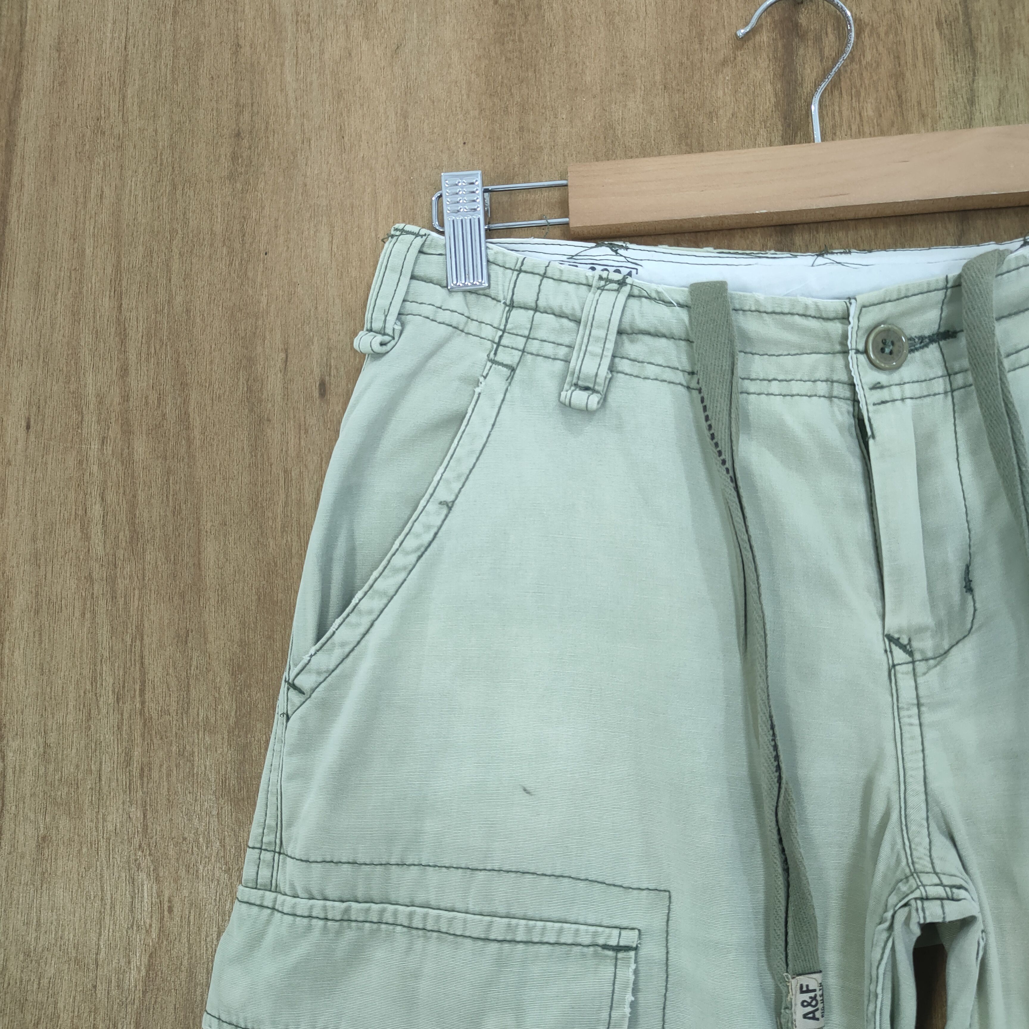 Abercrombie & Fitch ABERCROMBIE & FITCH 10 POCKET CARGO PANTS Size US 28 / EU 44 - 4 Thumbnail