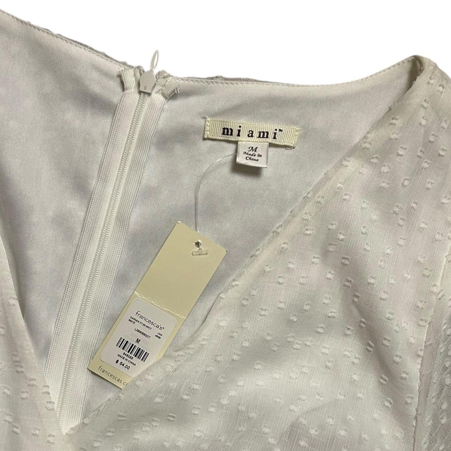 Other Francesca’s Miami NWT Polka Dot Sleeved Dress Size M / US 6-8 / IT 42-44 - 6 Thumbnail