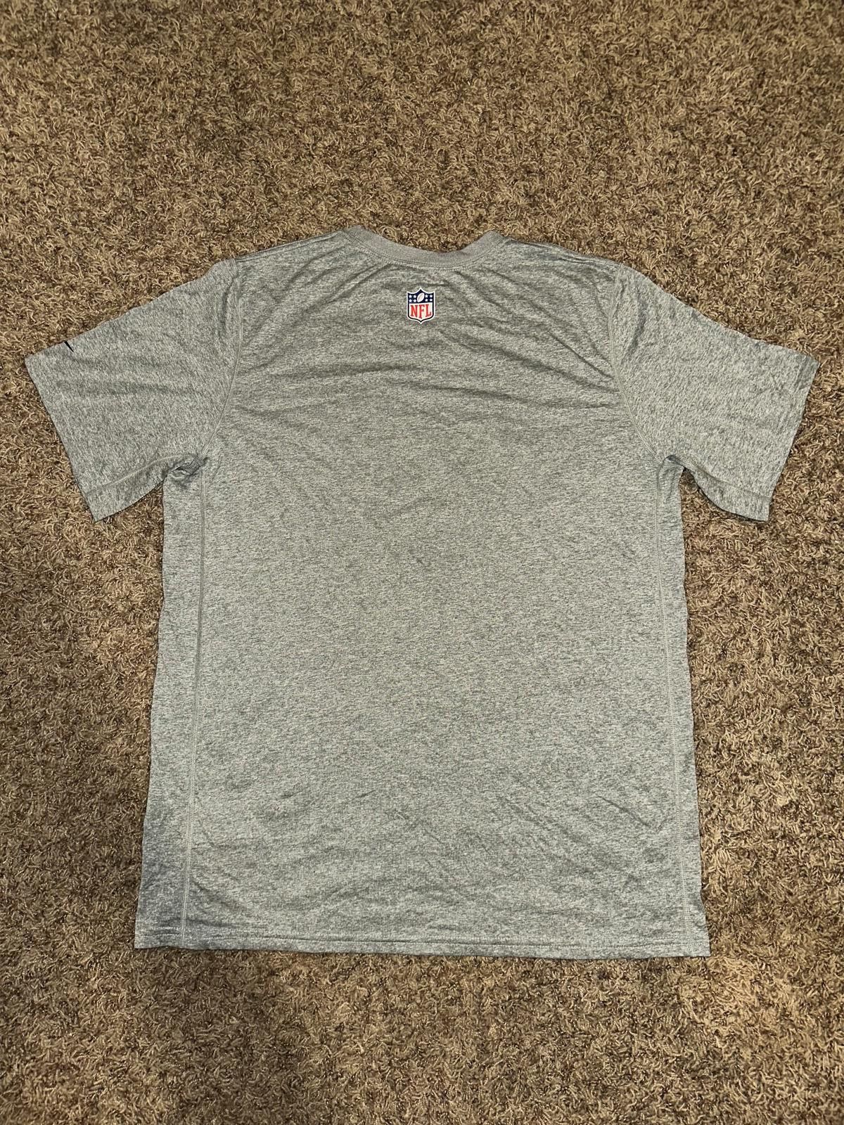 Nike Vintage Nike Men’s NFL LA Rams Dri-Fit Team Issue L/S Performance T-Shirt Grey Size US L / EU 52-54 / 3 - 5 Thumbnail