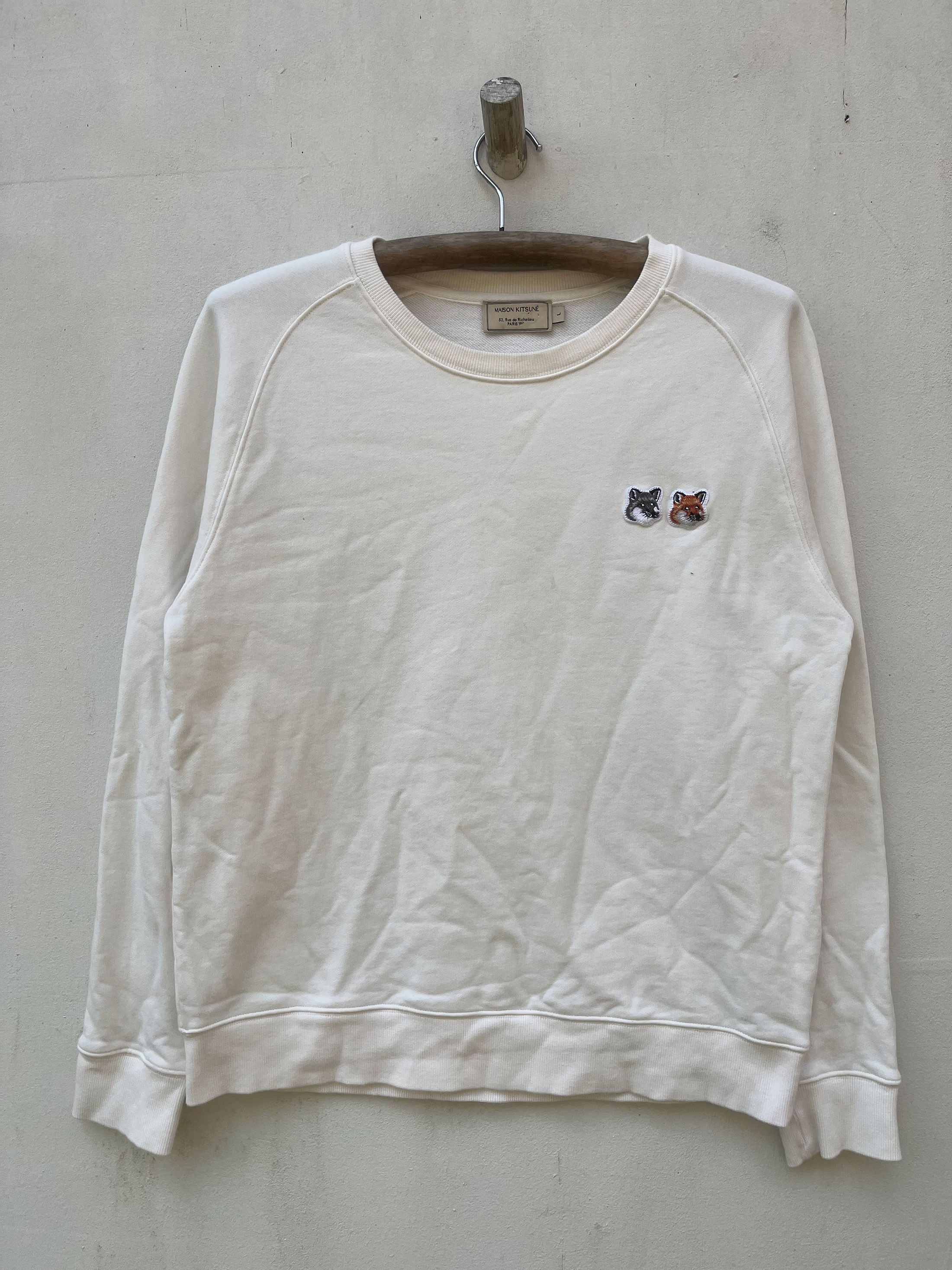 Maison Kitsune Maison Kitsune Paris Warm Shirt Pull Over Sweater Size US L / EU 52-54 / 3 - 1 Thumbnail
