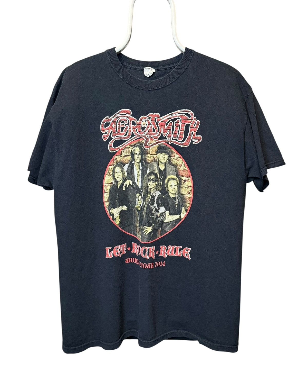 2014 Aerosmith 'Let Rock Rule' Rock Band T-Shirt, Size XL!