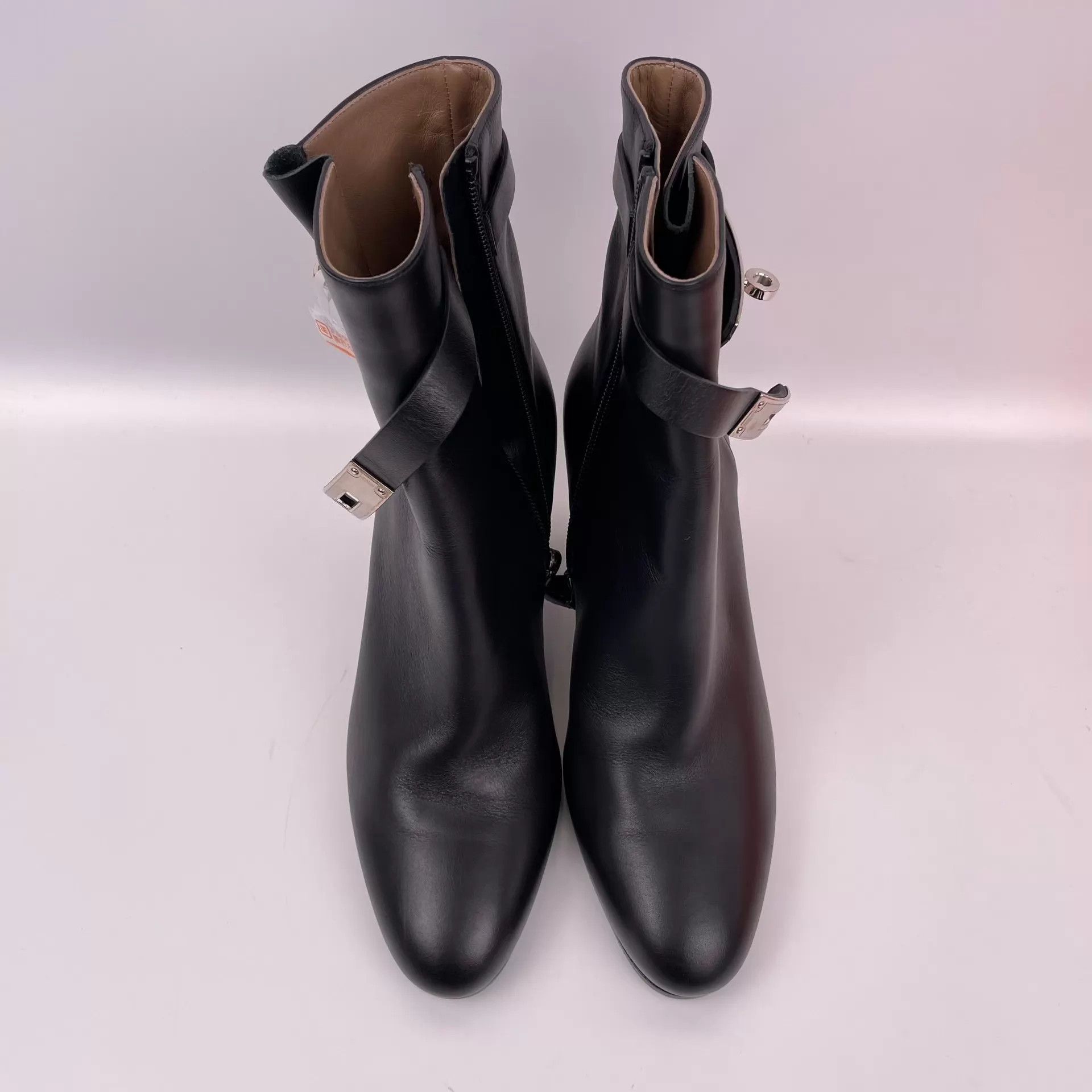 Hermes Hermes Leather Heeled Tall Boots Size 37 New Size US 6.5 / IT 36.5 - 4 Thumbnail