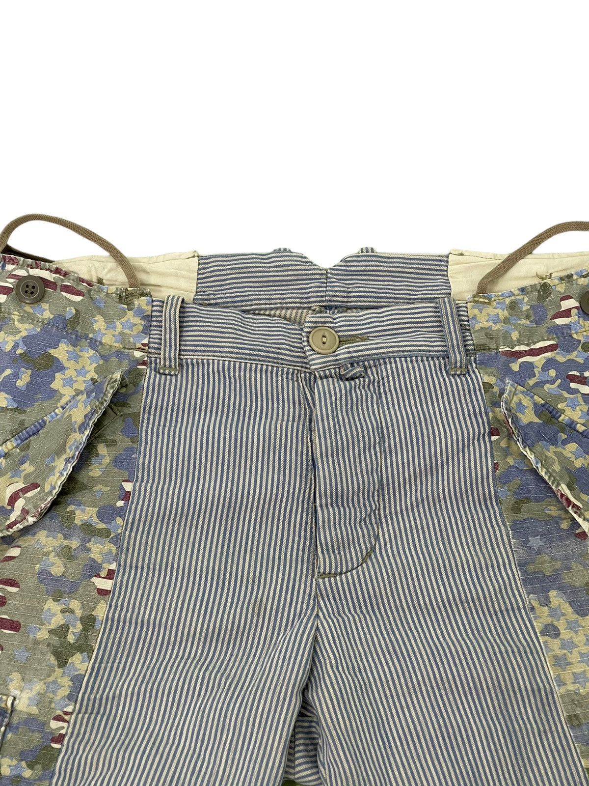 Japanese Brand Camo x Hickory Vtg Miharayasuhiro Cropped Regular 6🟦6 Size US 35 - 6 Thumbnail