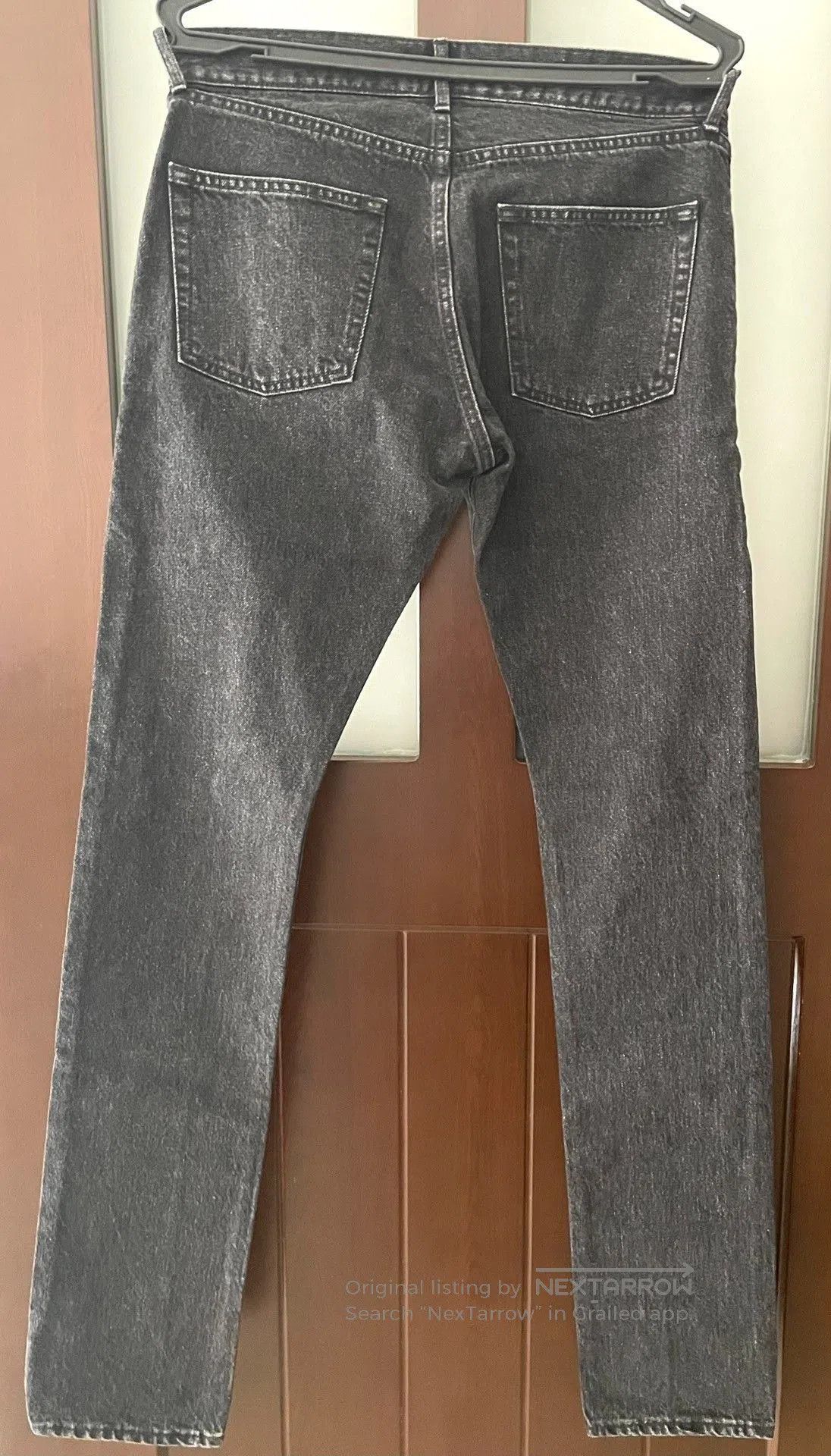 Saint Laurent Paris Saint Laurent Men's Distressed Black Jeans. Size US 30 / EU 46 - 2 Thumbnail