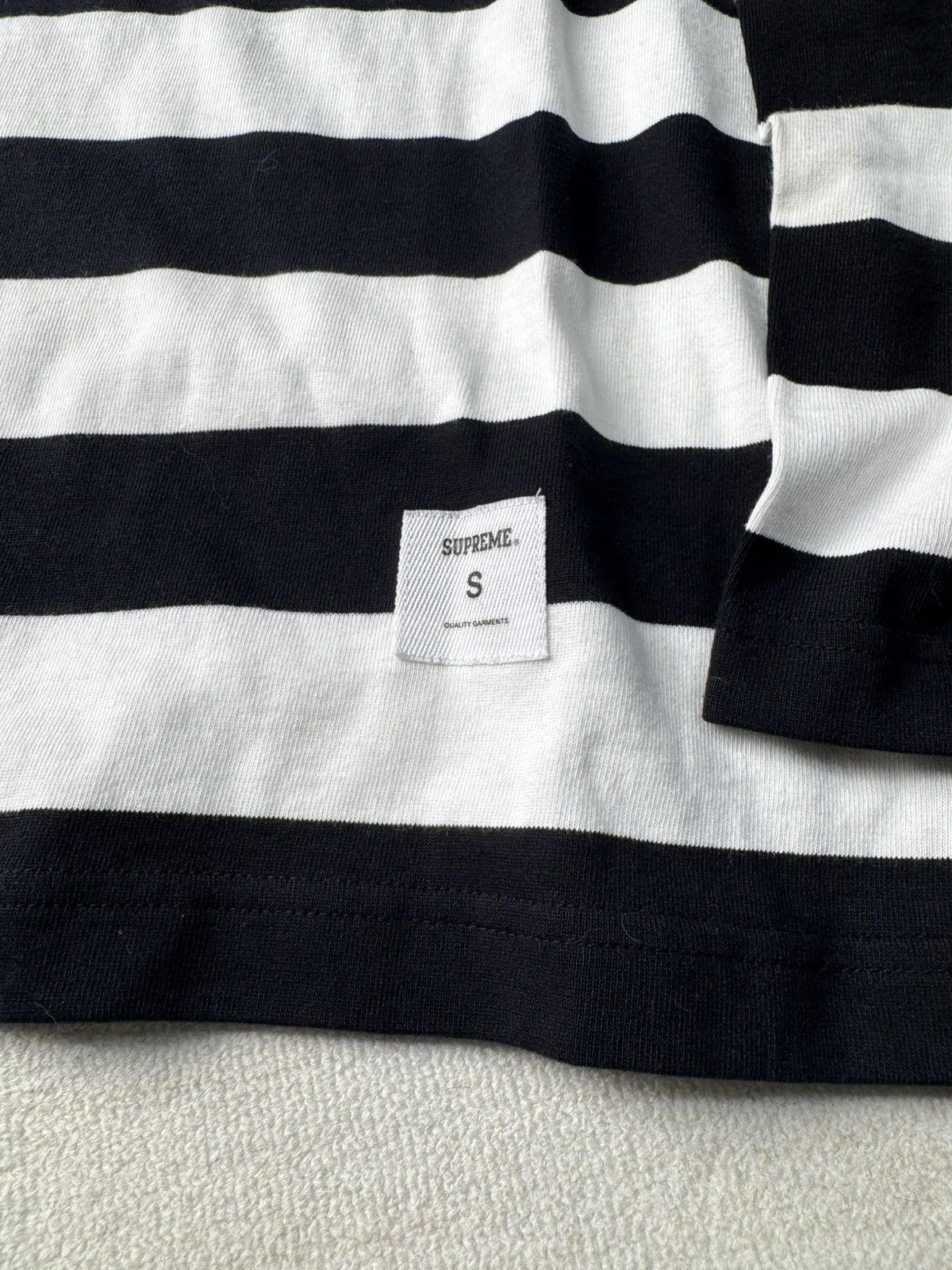 Supreme Supreme stripes hoodie Size US S / EU 44-46 / 1 - 2 Thumbnail