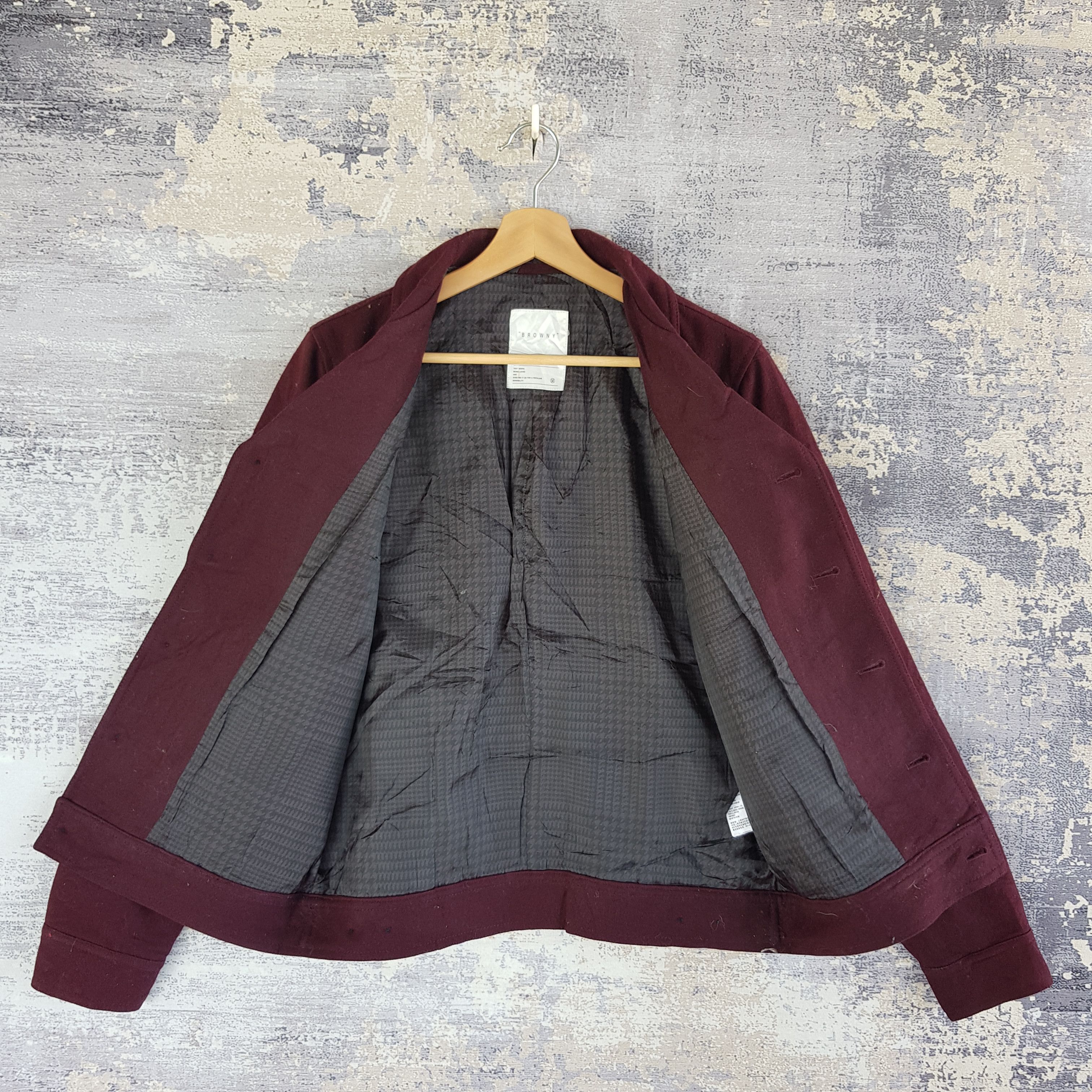Japanese Brand × Vintage Vintage Japanese Wool Jacket Multi Pocket Wool Jacket Size S / US 4 / IT 40 - 4 Thumbnail