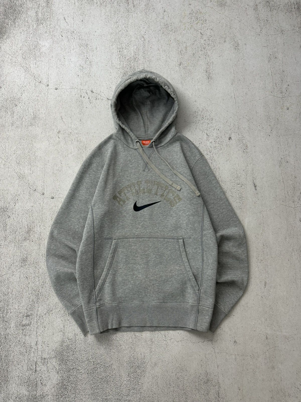 Nike × Vintage Nike Athletic Swoosh Vintage Hoodie Size US L / EU 52-54 / 3 - 1 Thumbnail