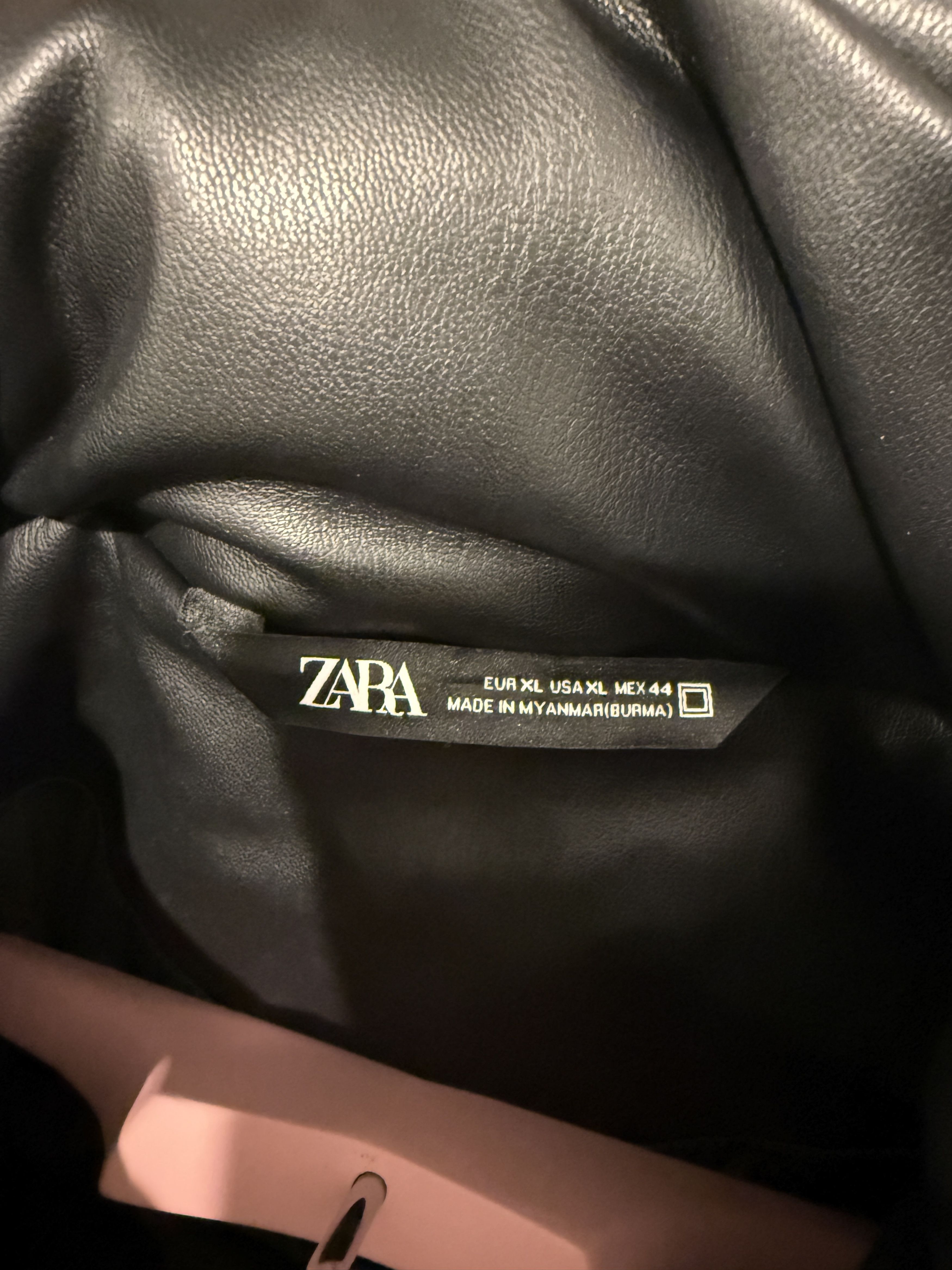 Zara Faux Leather Puffer Jacket Size US XL / EU 56 / 4 - 3 Thumbnail