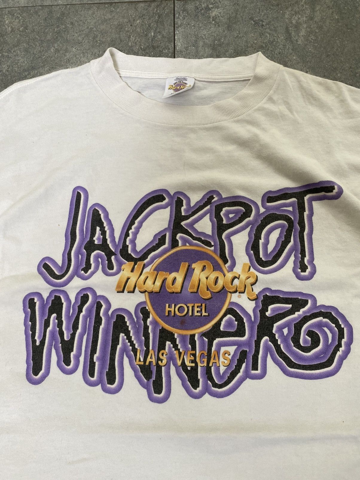 Hard Rock Cafe Vtg Hard rock Hotel Jackpot Winner Las Vegas Size US XL / EU 56 / 4 - 2 Thumbnail