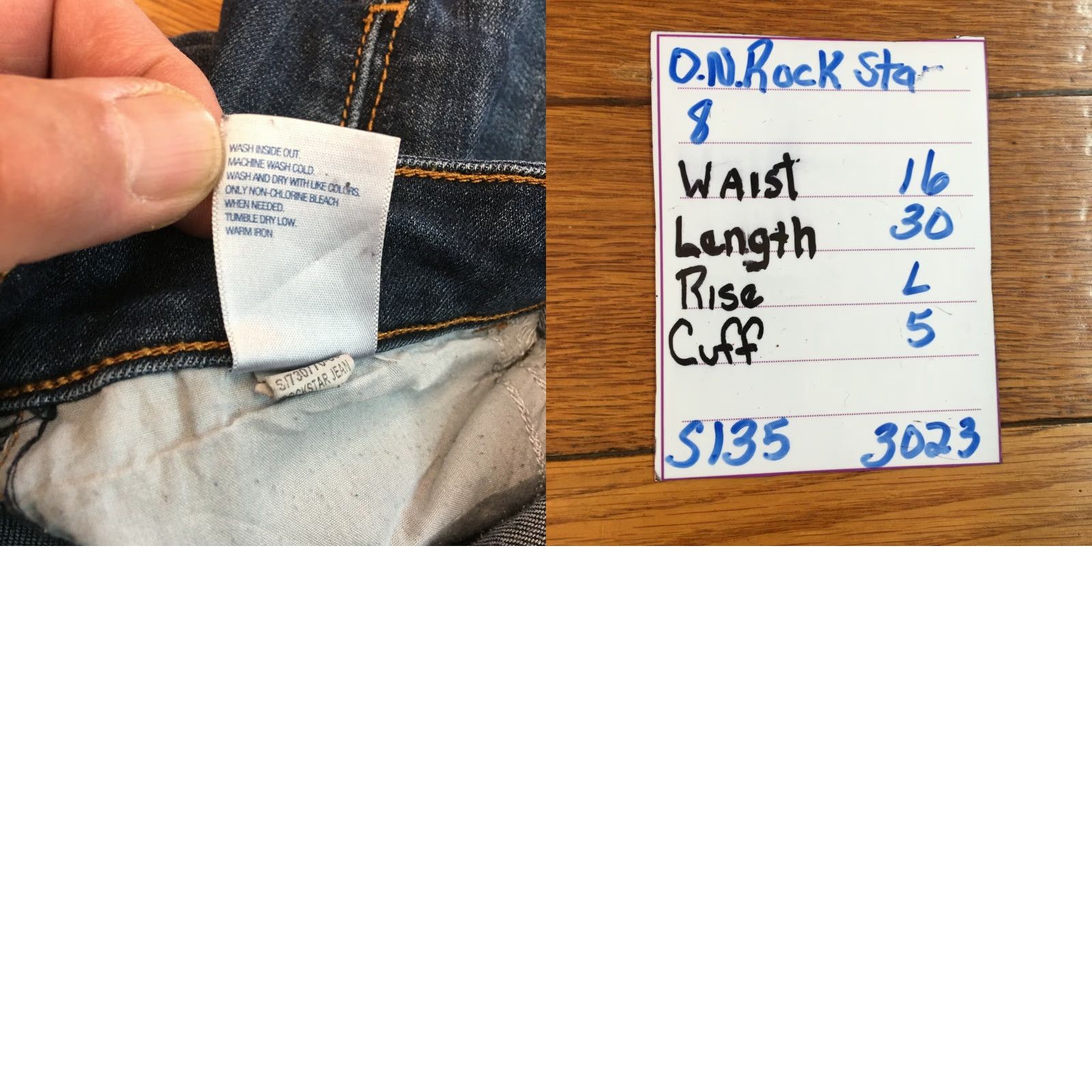 Old Navy Old Navy Rockstar Rock Star Skinny Jeans Blue 32x30 Denim Women's Size 8 Size 30" / US 8 / IT 44 - 8 Thumbnail