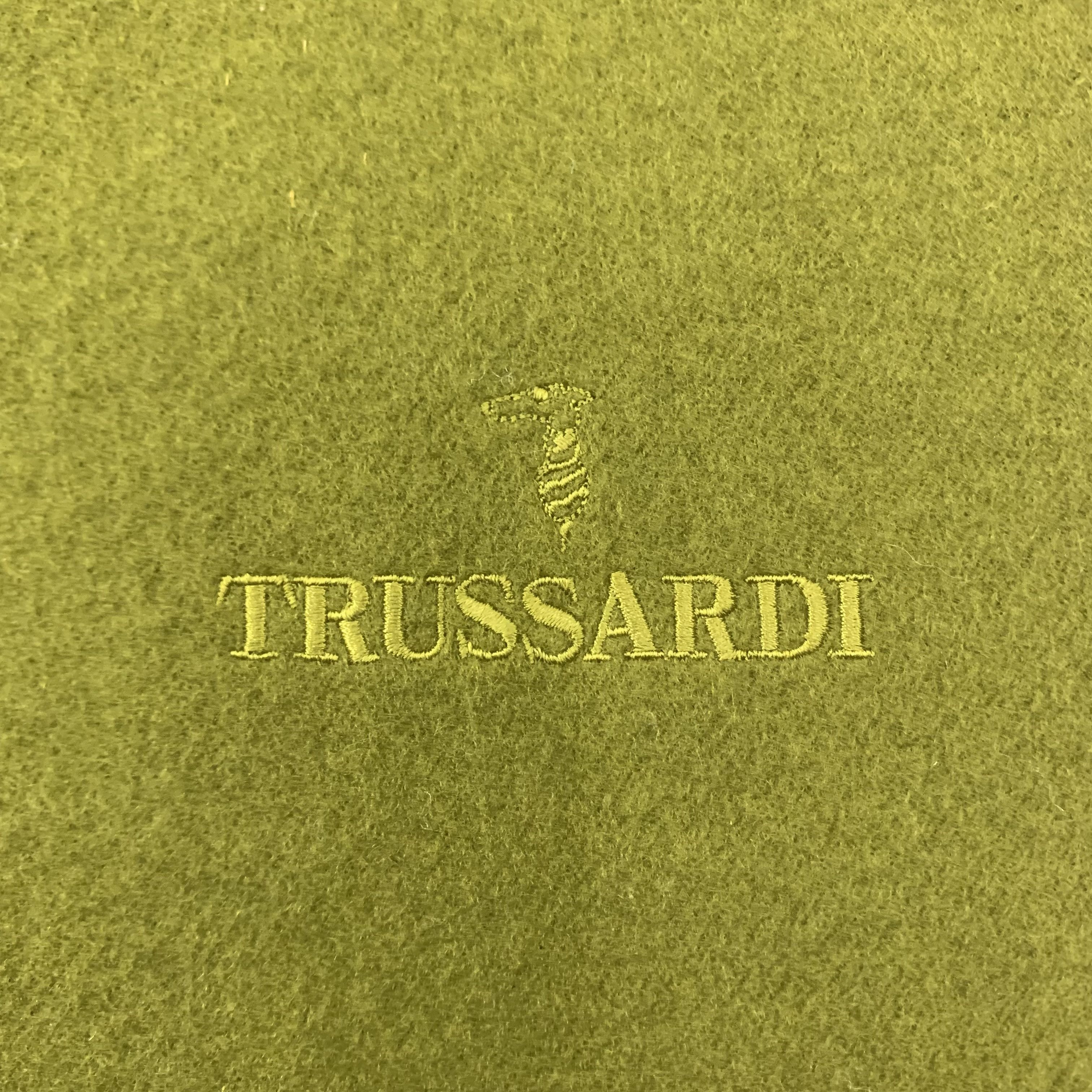 Trussardi Trussardi Scarf Wool Muffler Neck Wrap BL9285 Size ONE SIZE - 5 Thumbnail