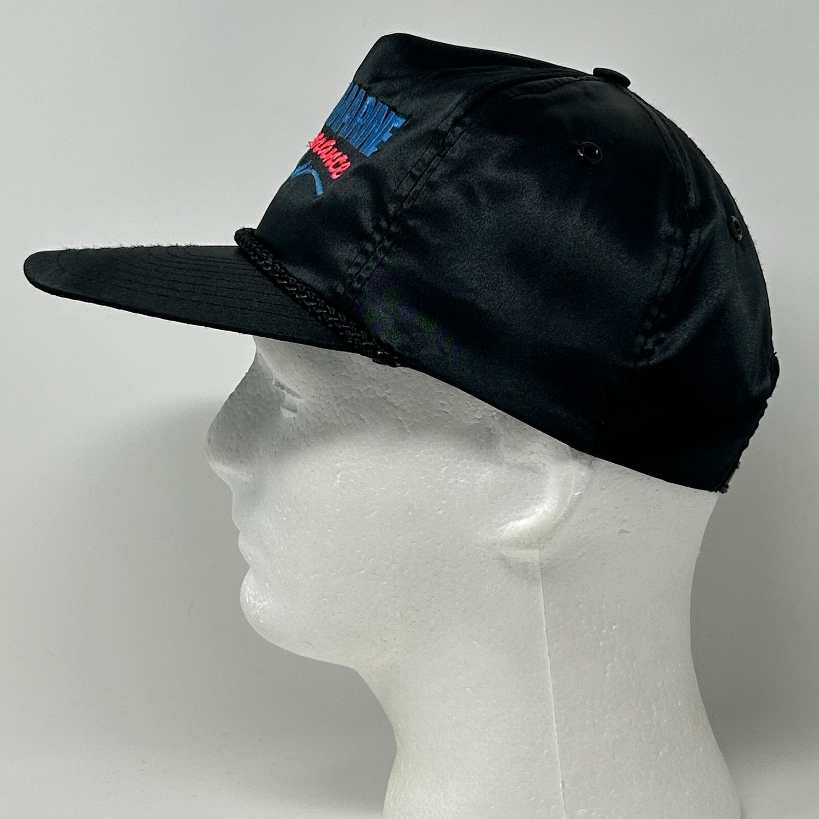 Nissan Vintage 90s Nelson Marine Performance Hat Baseball Cap Black Size ONE SIZE - 6 Thumbnail