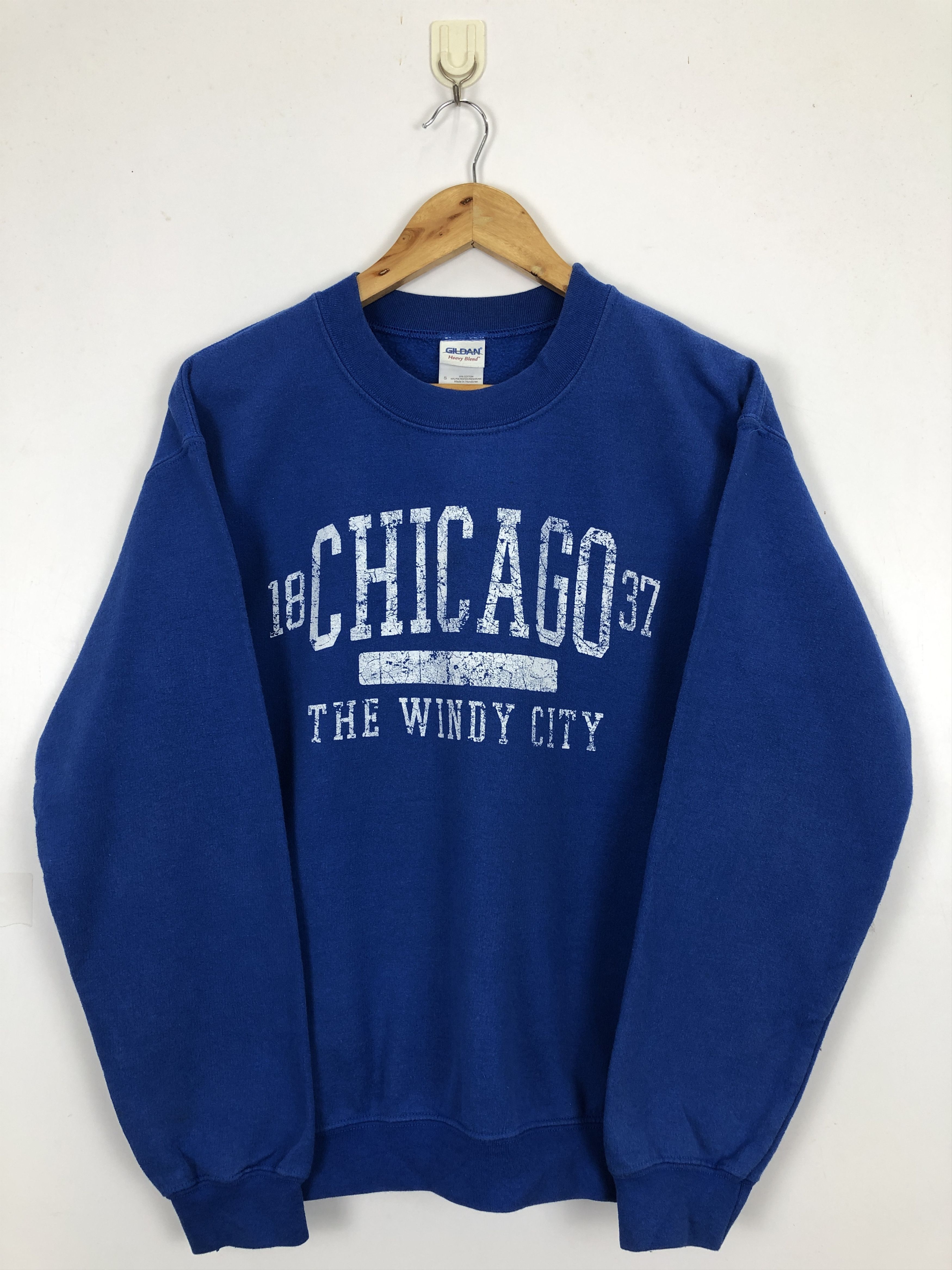 Vintage Chicago City Pullover Crewneck Sweatshirt