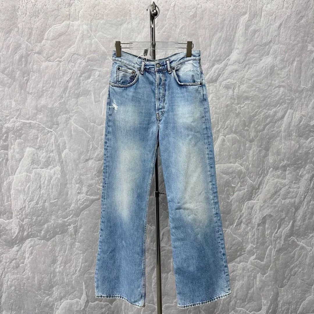 Acne Studios acne studios loose-fit distressed denim pants Size US 32 / EU 48 - 1 Thumbnail