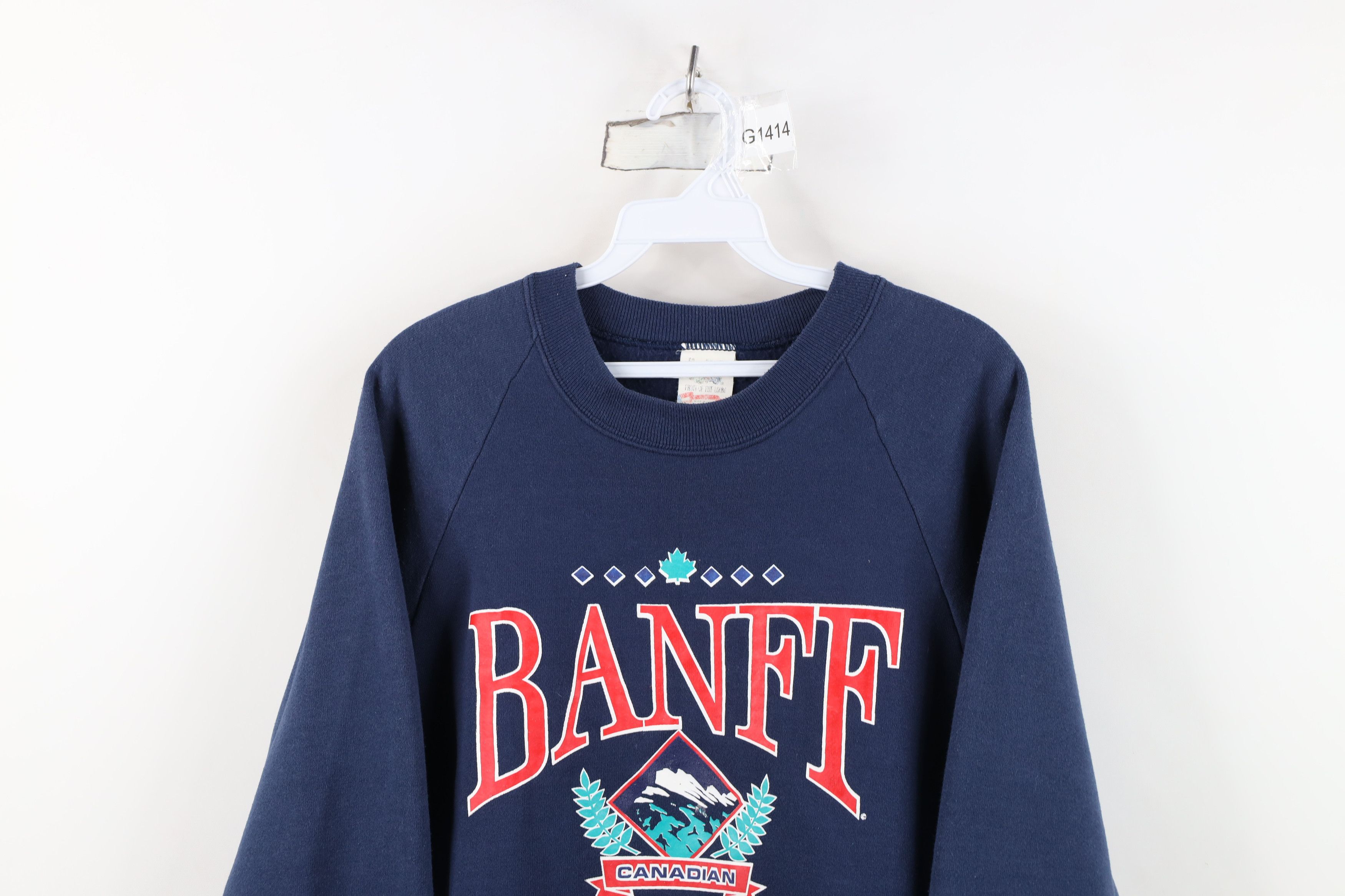 Vintage Vintage 90s Banff Canadian Rockies Crewneck Sweatshirt USA Size M / US 6-8 / IT 42-44 - 2 Thumbnail