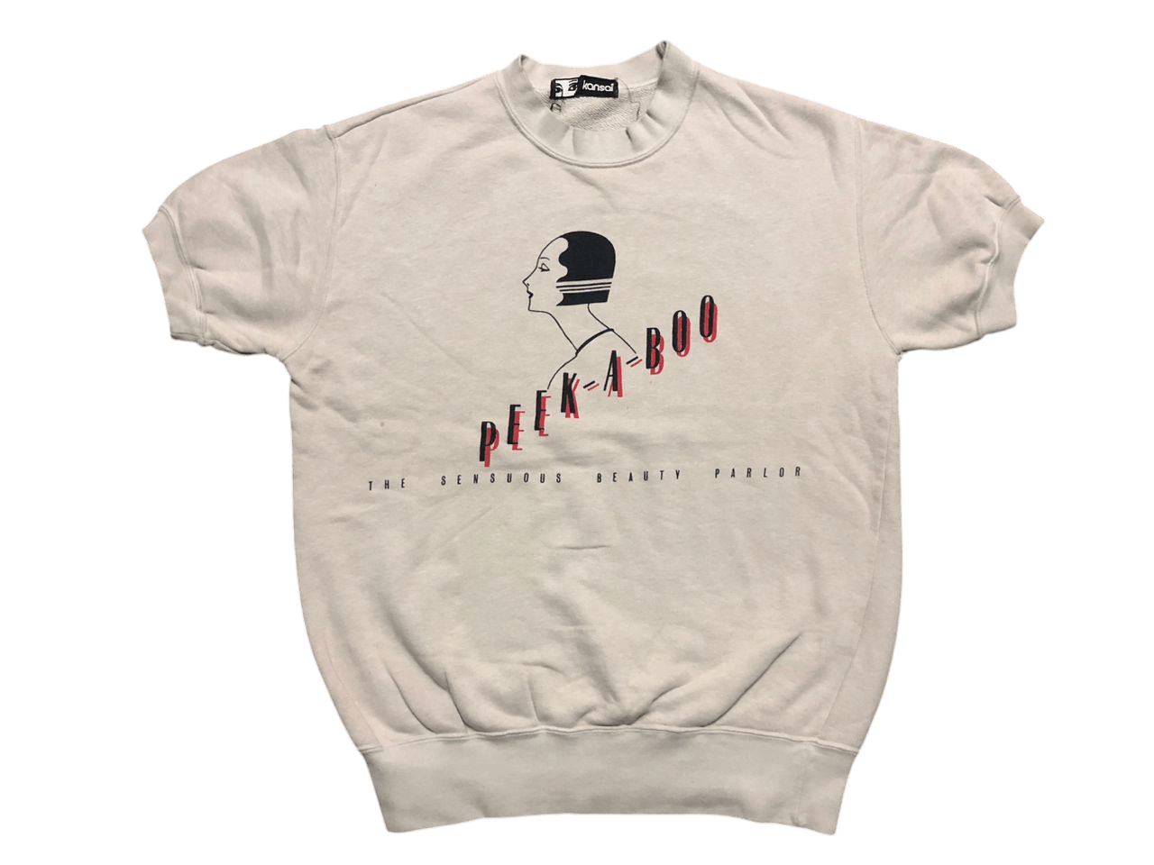 Kansai Yamamoto Vintage 80s Kansai Eye Peekaboo Short Sleeve Sweatshirt Size US M / EU 48-50 / 2 - 1 Thumbnail