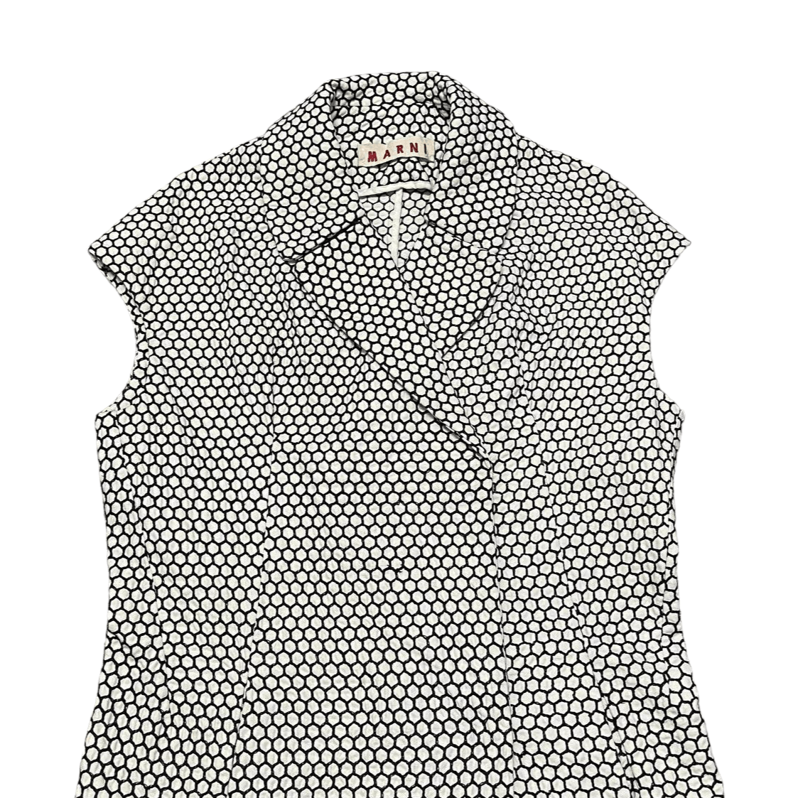 Marni Rare Marni Silk Jacket Sleeveless Size S / US 4 / IT 40 - 2 Thumbnail