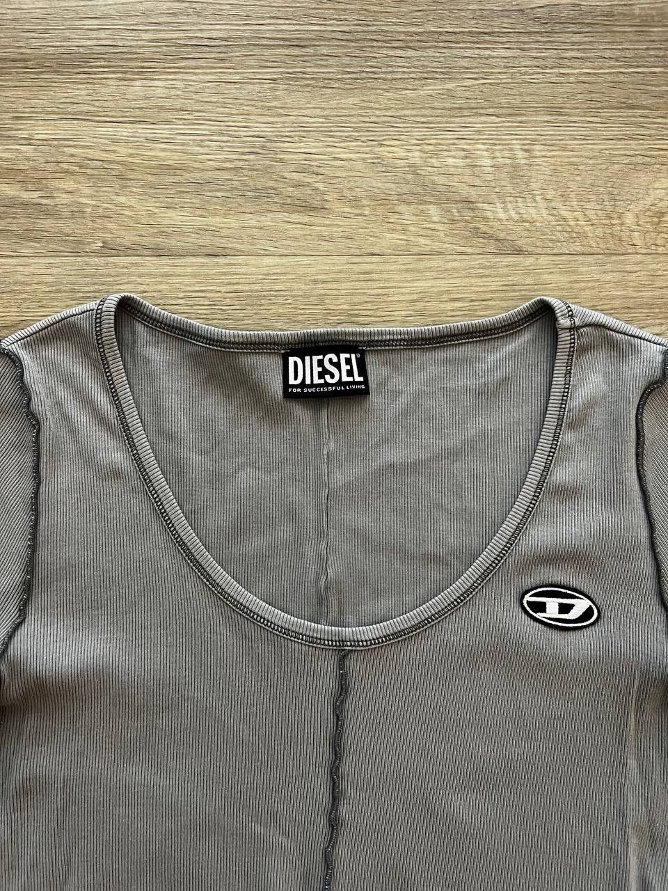 Diesel Graues Longsleeve Diesel Damen Size M / US 6-8 / IT 42-44 - 2 Thumbnail
