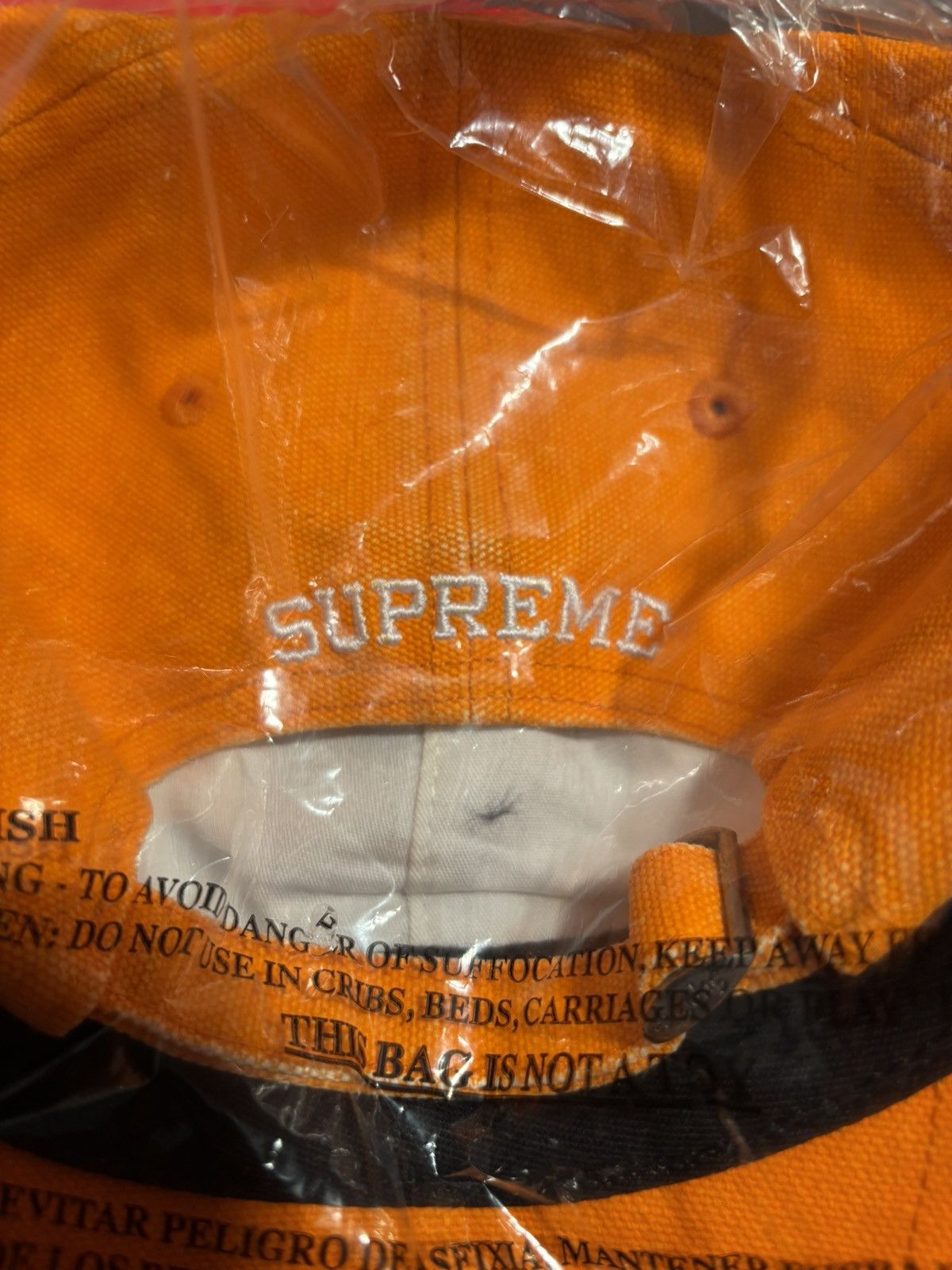 Supreme SUPREME Pigment Coated Canvas S Logo 6 panel cap hat SS23 Size ONE SIZE - 5 Thumbnail