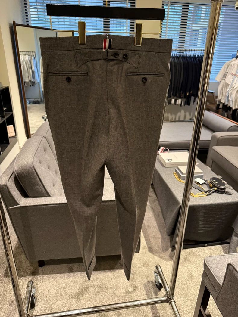 Thom Browne Thom Browne Size 2 Show-style wool-edged trousers 2503-Ne Size US 30 / EU 46 - 2 Thumbnail