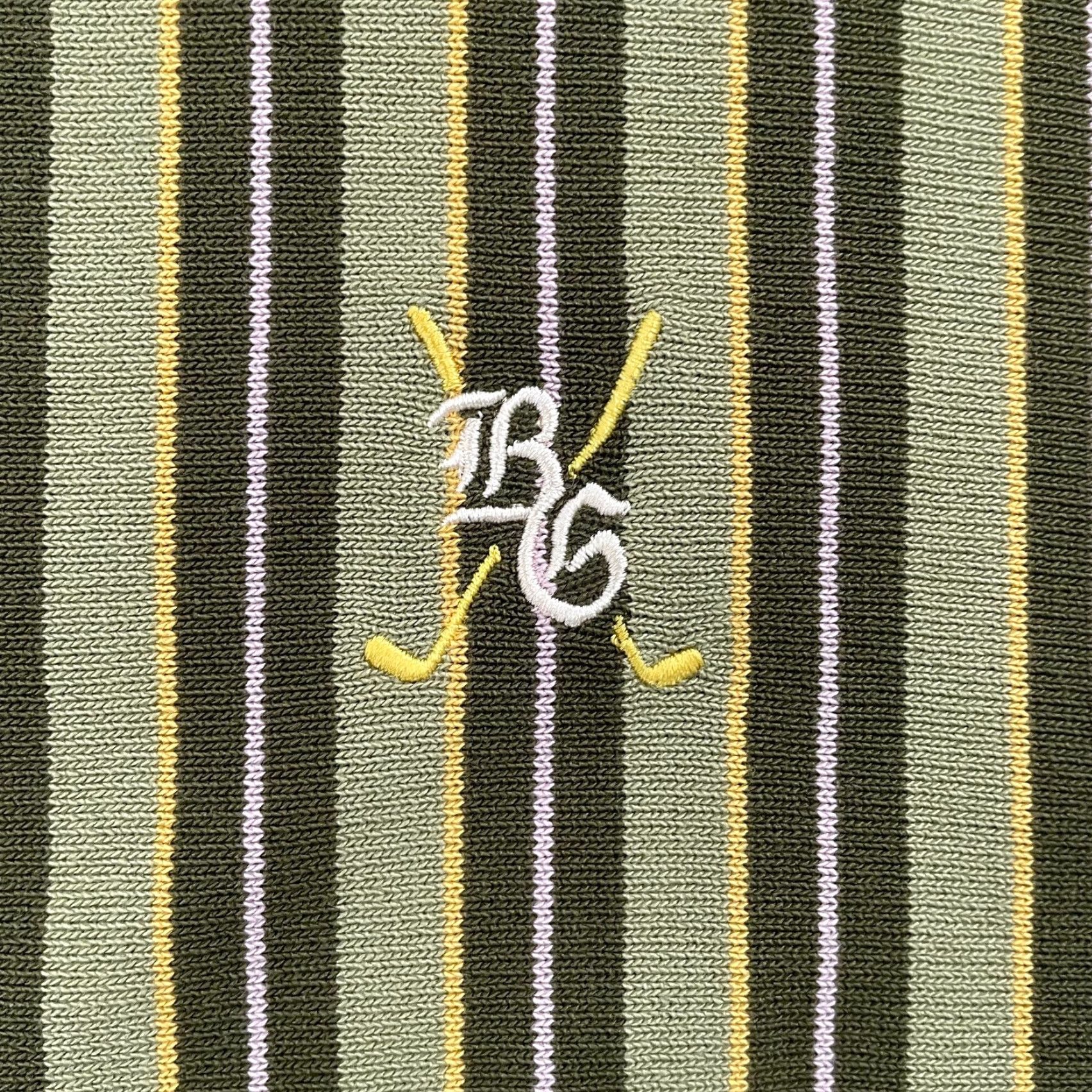 Logo 7 Barstool Golf Sweater Men M Green Stripe Button Up Long Sleeve Logo Cardigan Barstool Golf M Green Stripe Sweater Size US M / EU 48-50 / 2 - 4 Thumbnail