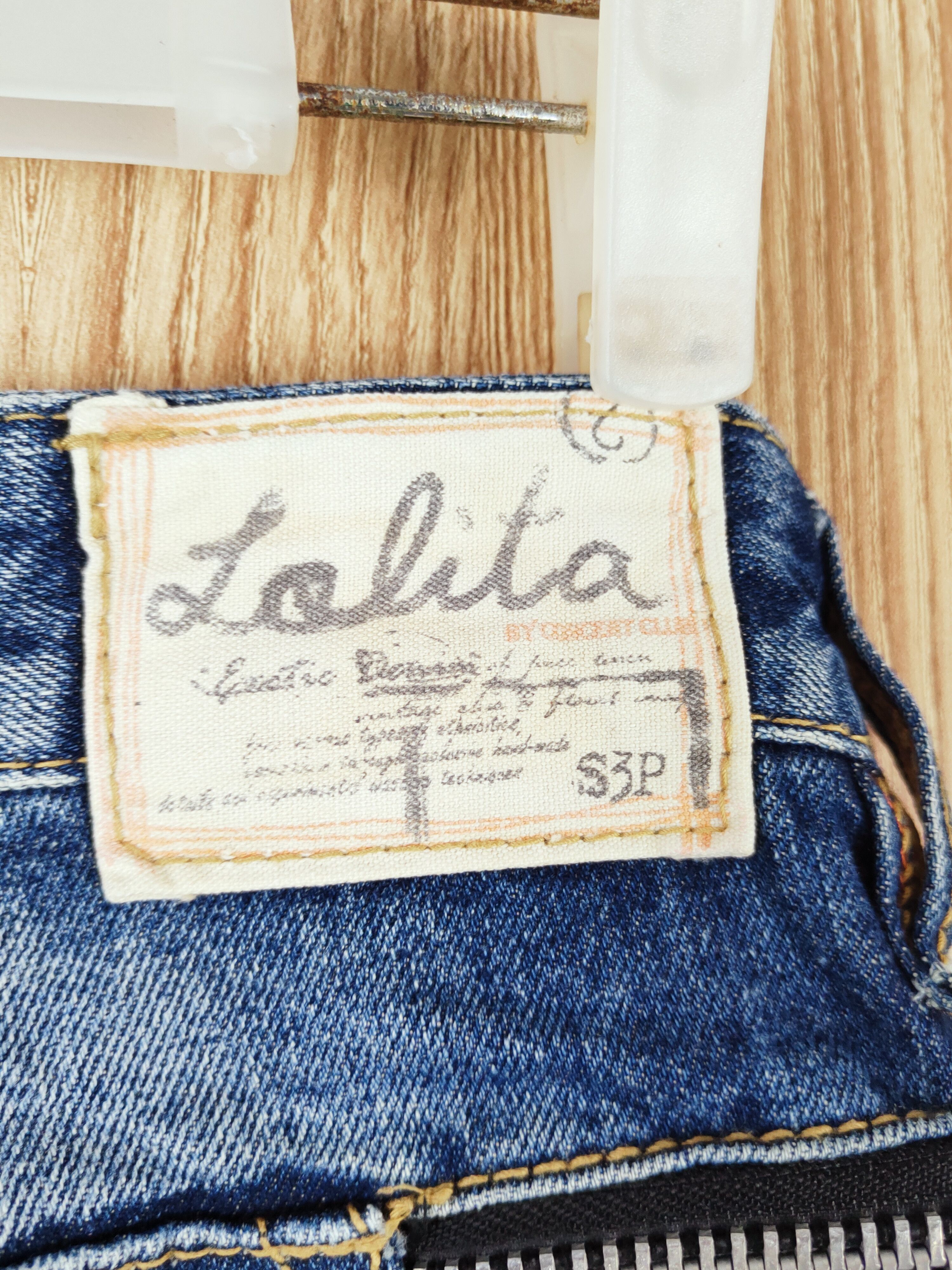 Japanese Brand Lolita Dark Blue Distressed Ripped Jeans #W342 Size 28" / US 6 / IT 42 - 9 Thumbnail