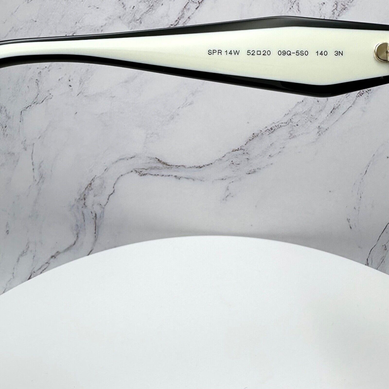 Prada New PRADA Sunglasses Symbole Black White Gold Metallic Logo Size ONE SIZE - 7 Thumbnail
