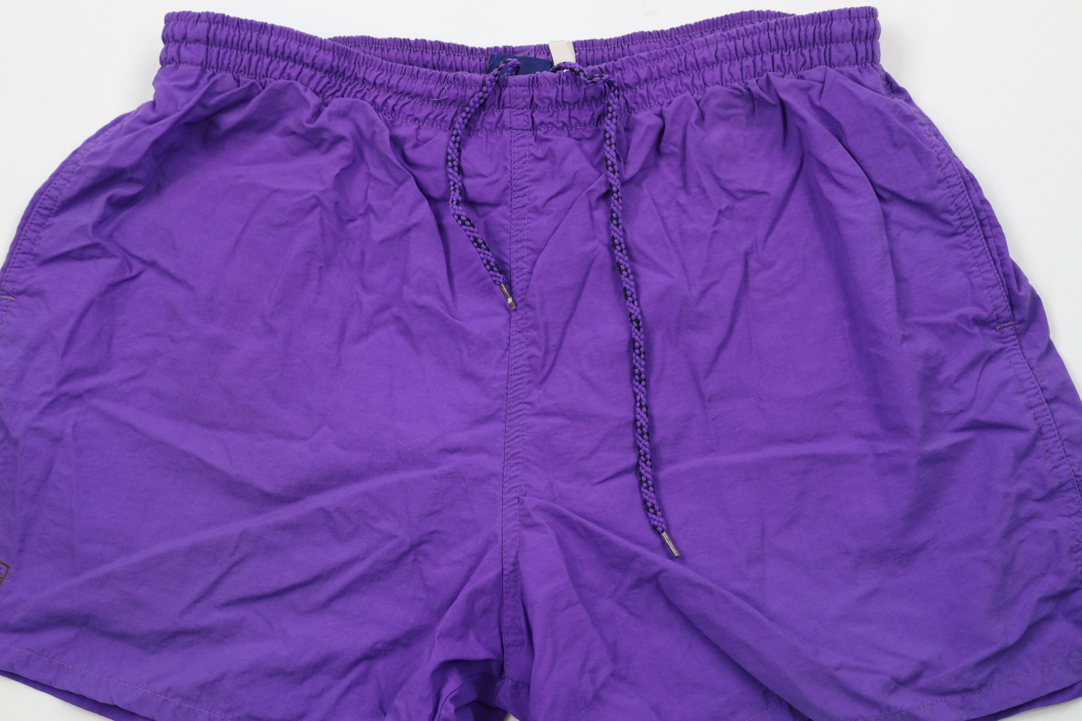 Vintage Vintage 90s Streetwear Above Knee Shorts Baggies Purple Size US 34 / EU 50 - 3 Thumbnail