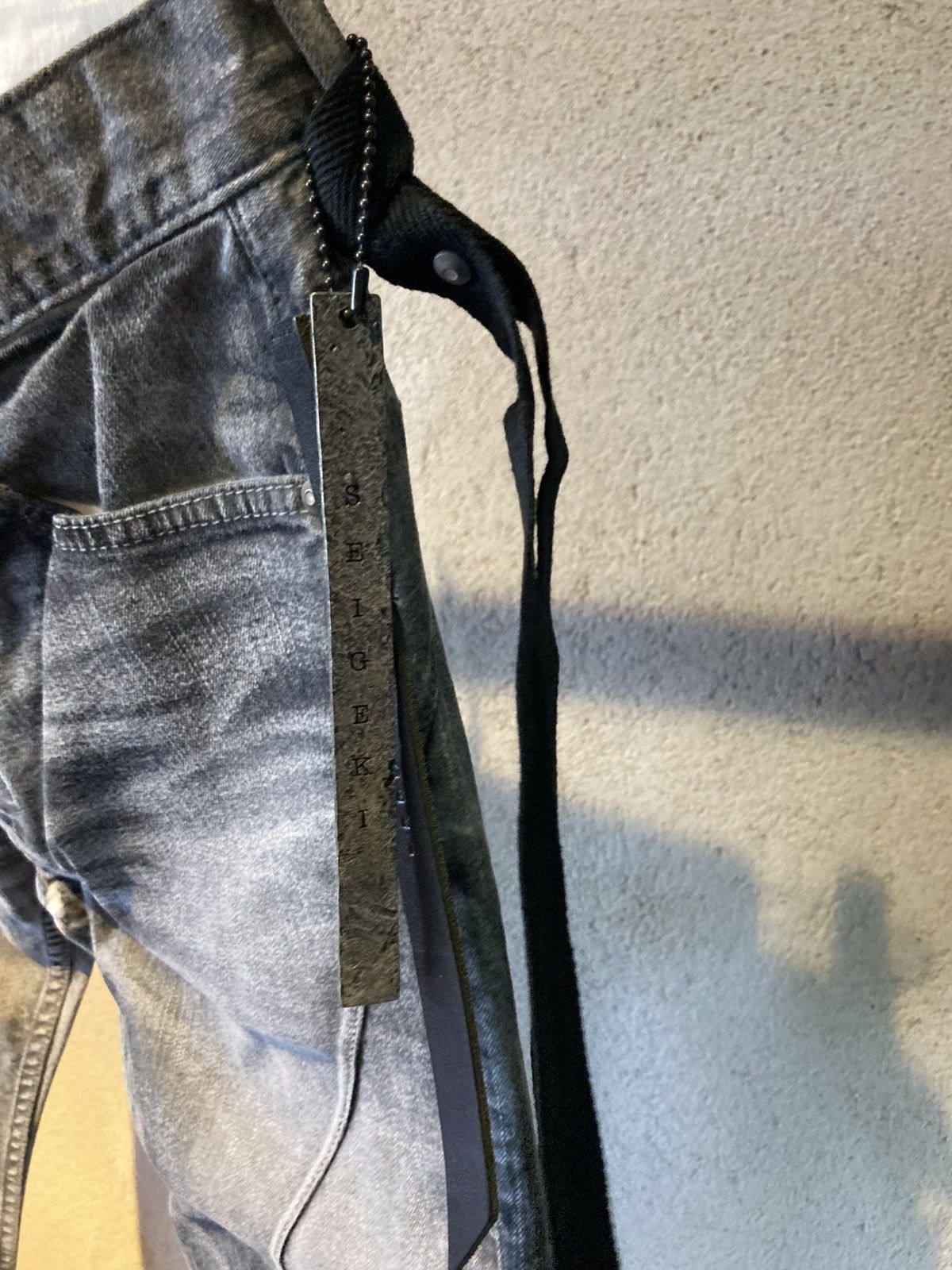 Fagassent Toshiki Aoki Seigeki Grey Fade Denim Size US 26 / EU 42 - 6 Thumbnail