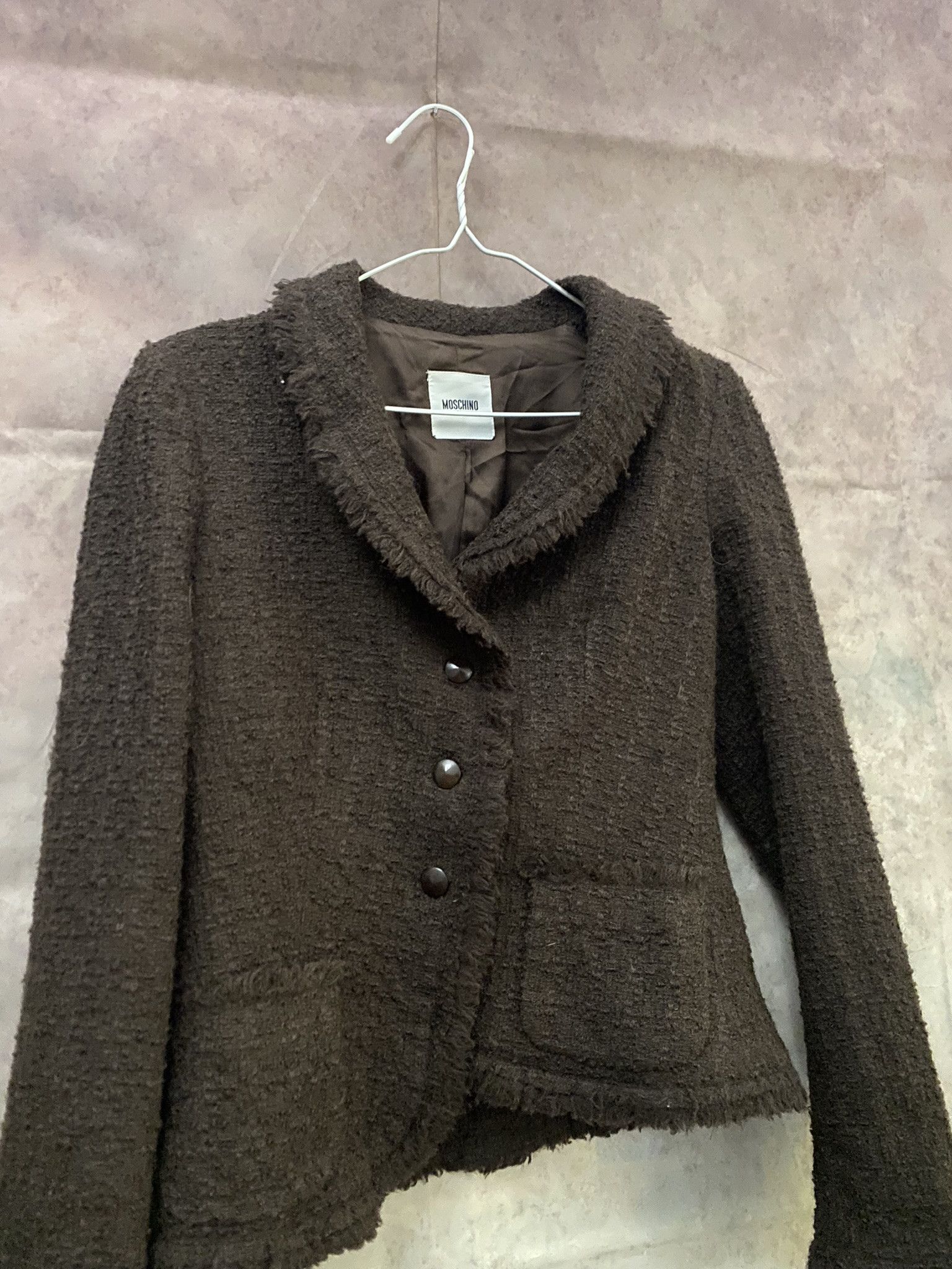 Designer × Moschino Moschino Blazer Luxury Avangard Size M / US 6-8 / IT 42-44 - 3 Thumbnail