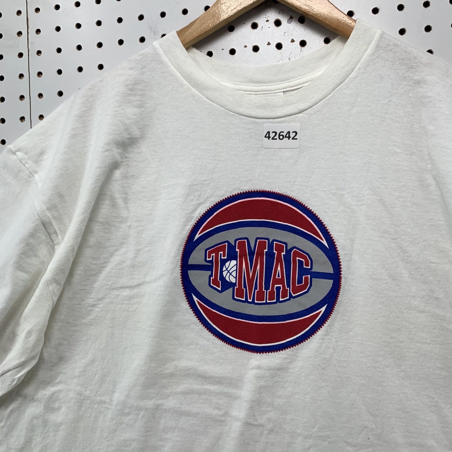 Adidas VTG Adidas T MAC Shirt White XL Mens Short Sleeve Basketball - Adult Size XL - White Crew Neck Tee Size US XL / EU 56 / 4 - 7 Thumbnail