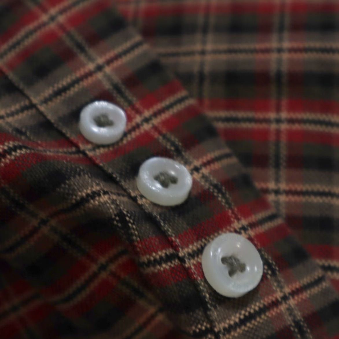 Cremieux Daniel Cremieux Tall Man Oxford Button Down Cotton Gingham Shirt Red Men's 3XT Size US XXL / EU 58 / 5 - 7 Thumbnail