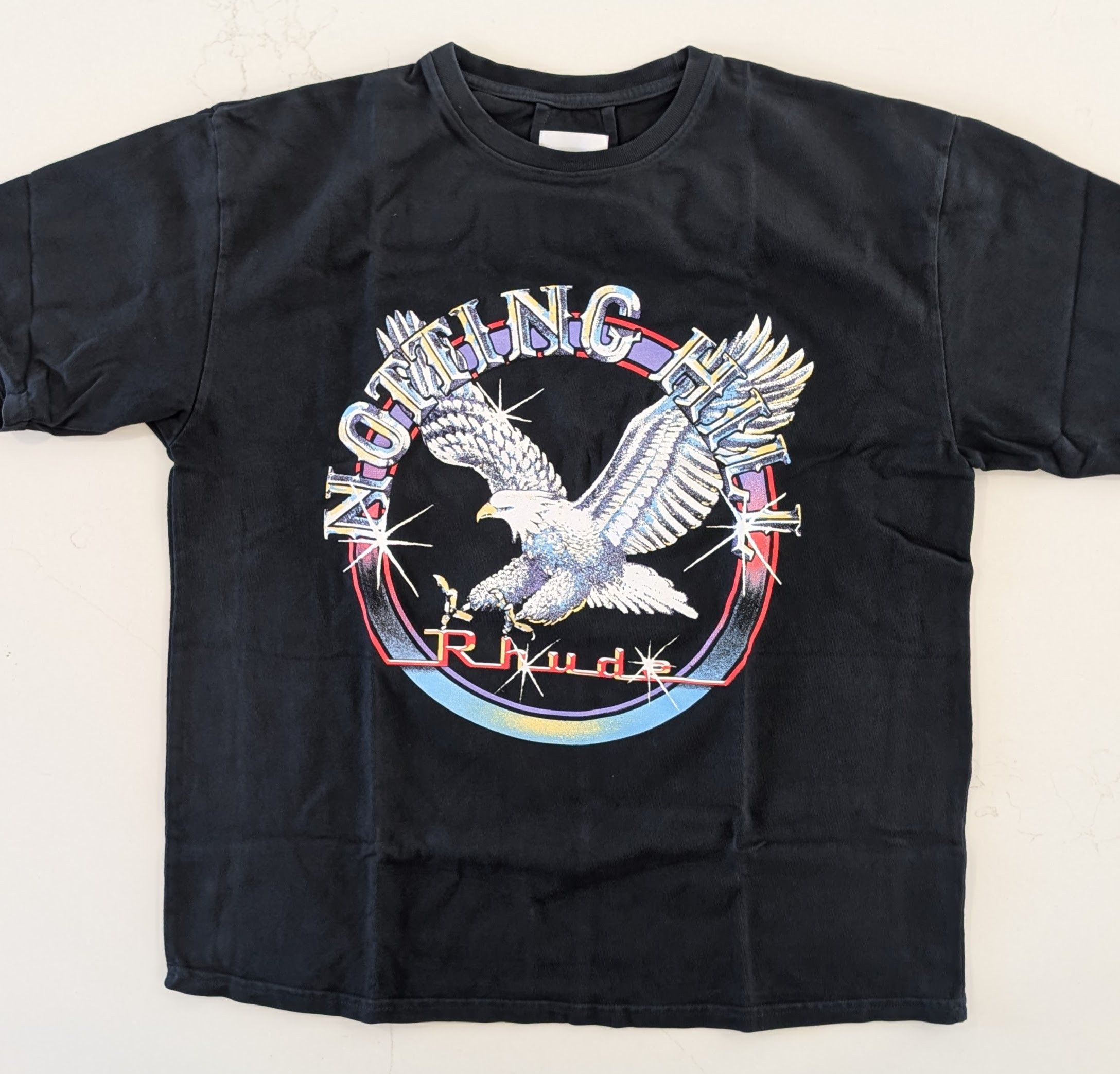 Rhude Rhude Notting Hill Eagle Tee M Vintage Black Size US M / EU 48-50 / 2 - 5 Thumbnail