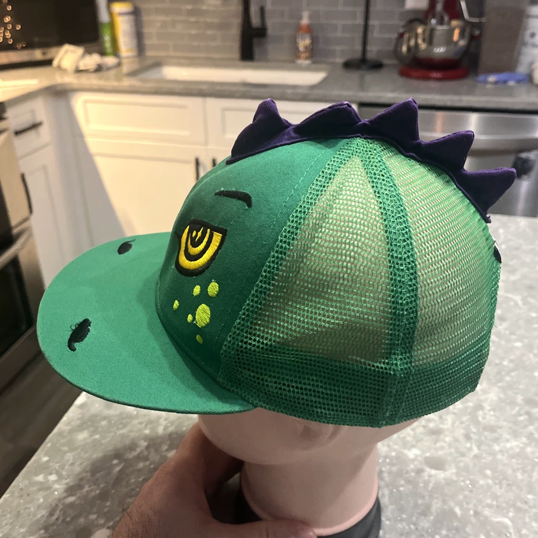 Vintage VINTAGE AMBL Dragon Dinosaur Rare Trucker Baseball Hat Cap Adjustable Size ONE SIZE - 4 Thumbnail