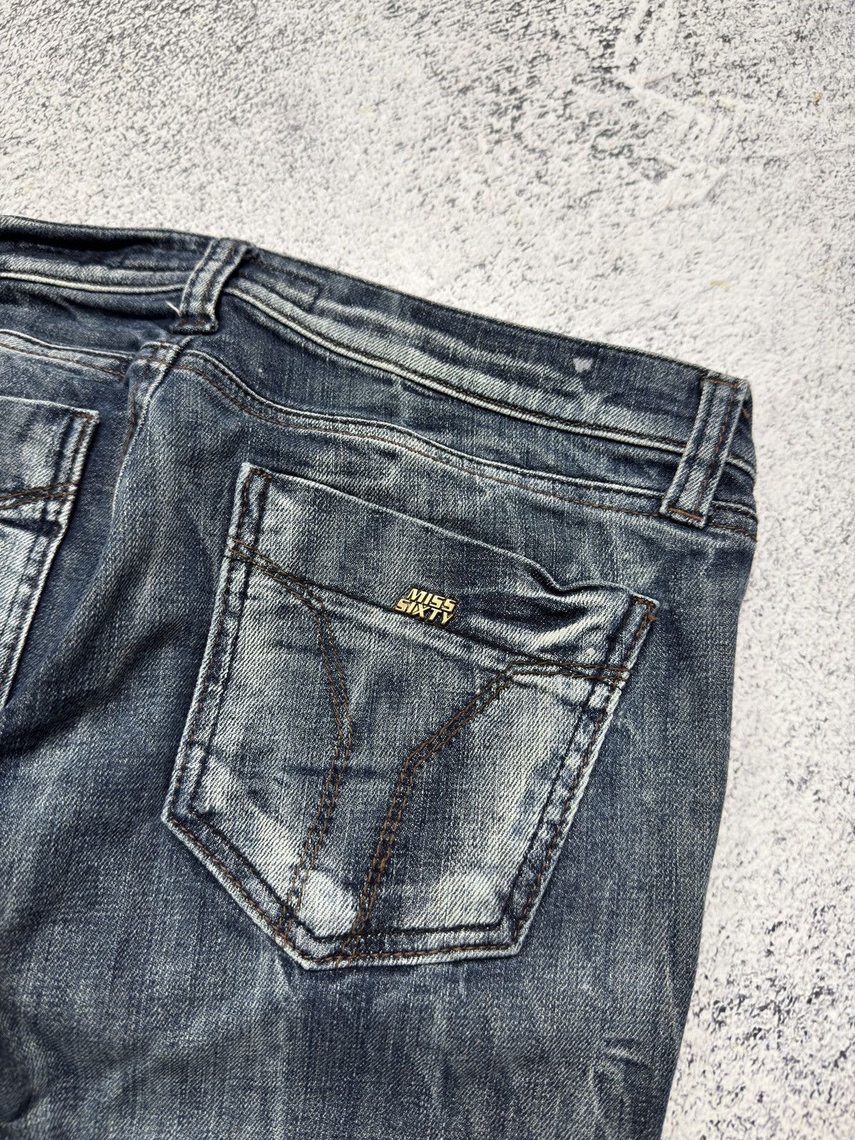 Miss Sixty MISS SIXTY ZIP SHOT STYLE Y2K SKINNY JEANS Size 30" / US 8 / IT 44 - 15 Thumbnail