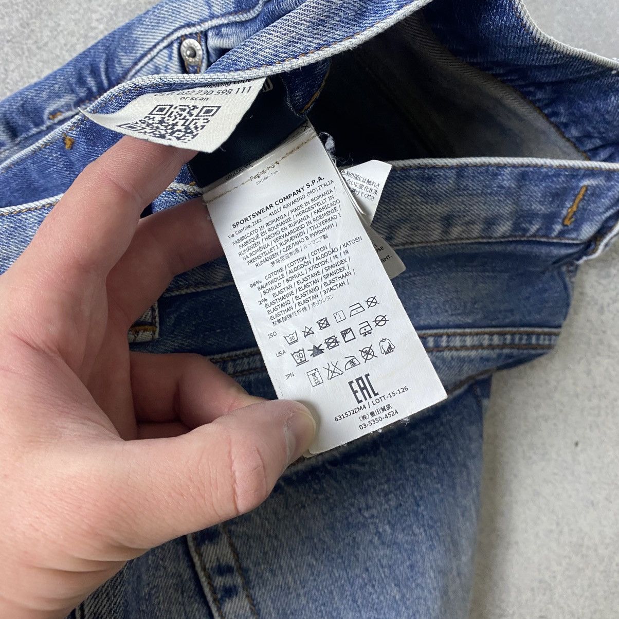 Stone Island Vintage Stone Island Jeans Patch Pocket Straight Fit Casual Size US 32 / EU 48 - 14 Thumbnail