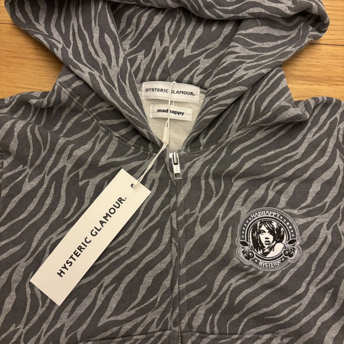 Madhappy Madhappy Hysteric Glamour Shrunken Zip Up Hoodie Size M / US 6-8 / IT 42-44 - 2 Thumbnail